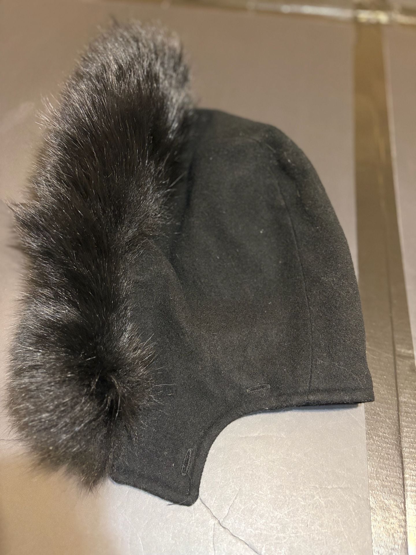 Black Fur Trim Hood Attachment 4