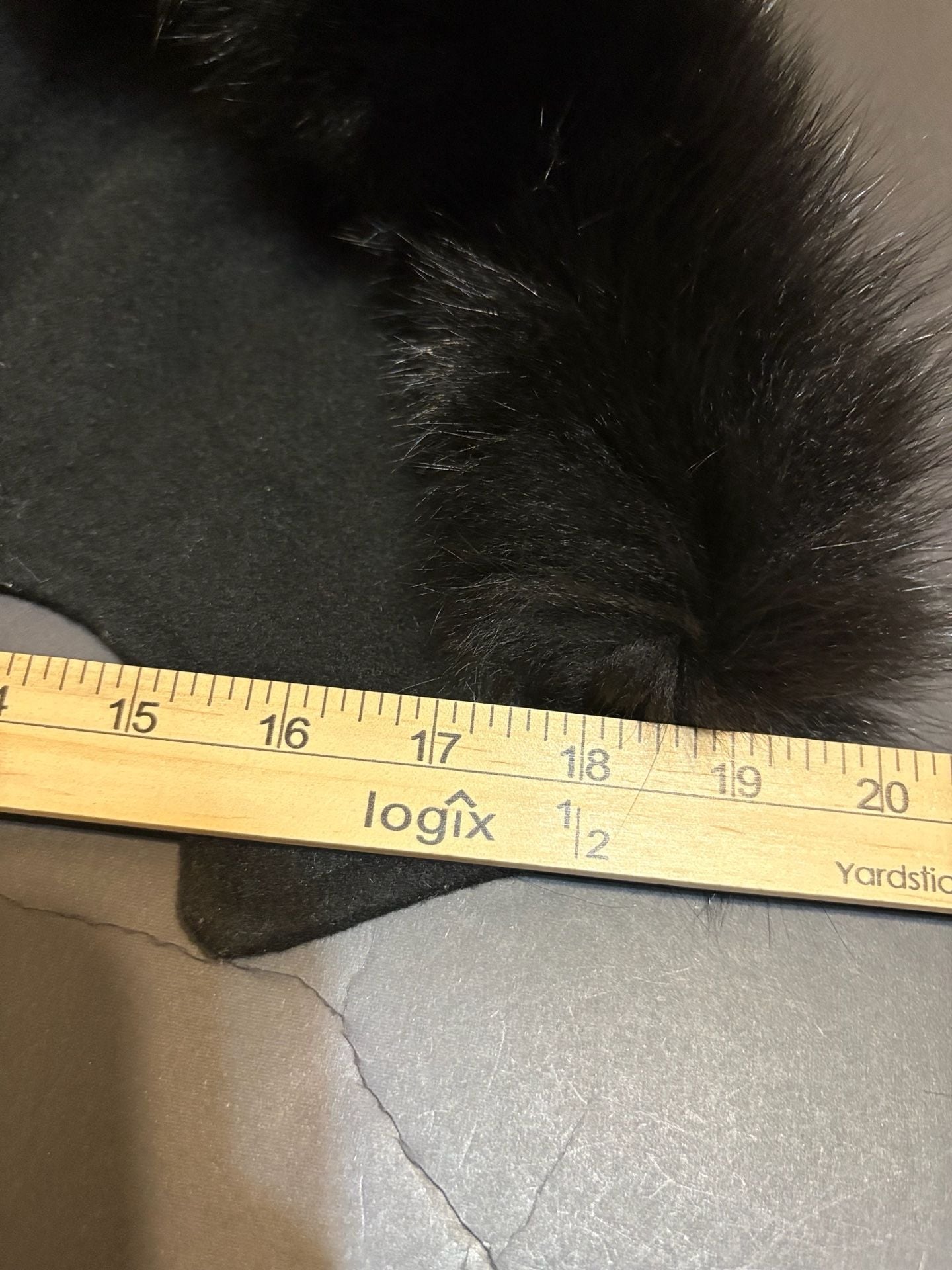 Black Fur Trim Hood Attachment 7