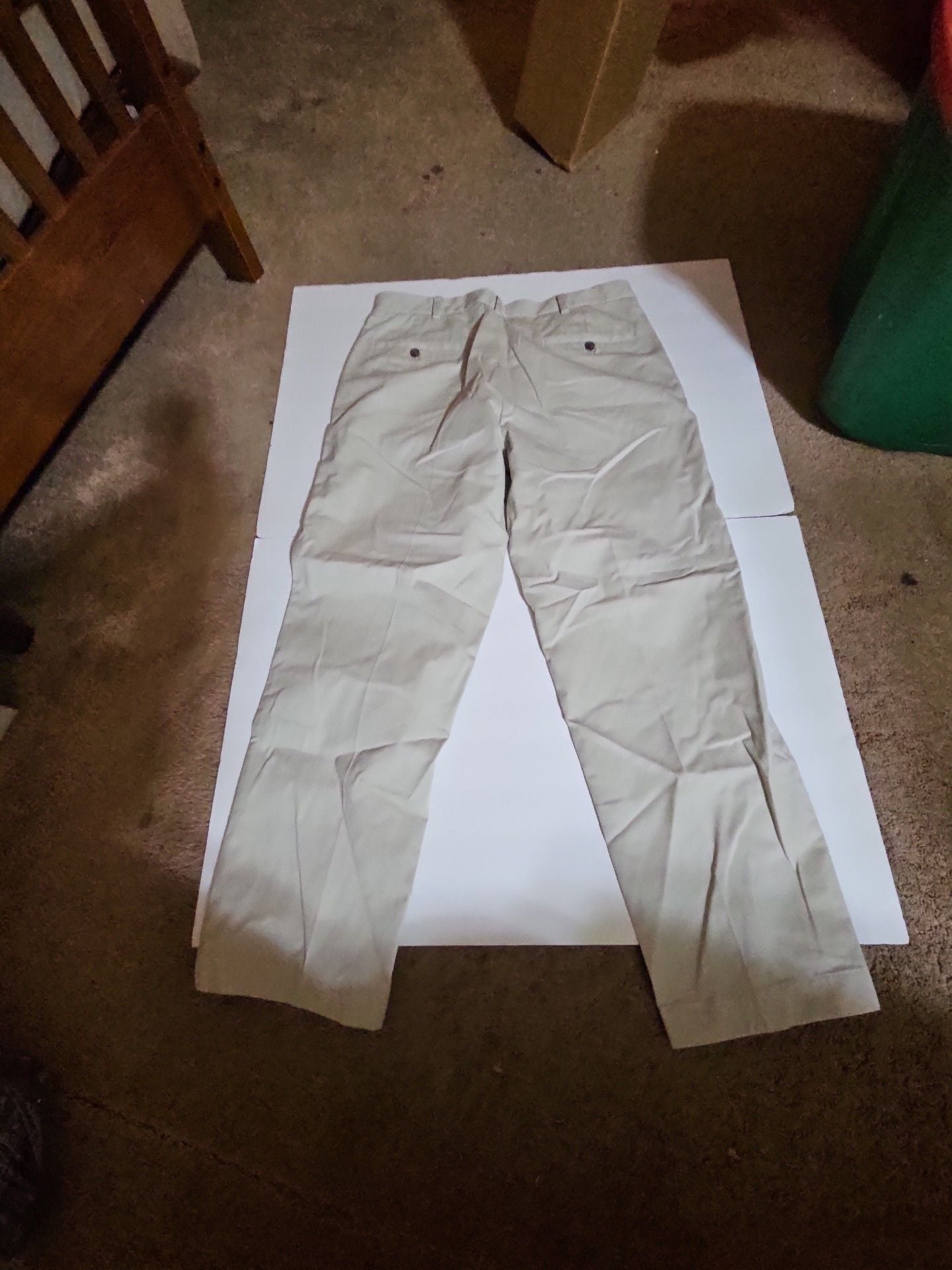 Brooks Brothers 346 Clark Chinos 38x30 Tan Cotton Pants 3