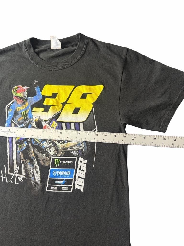 Port & Company Haiden Deegan 38 Motocross T-Shirt Size S Black Graphic 4