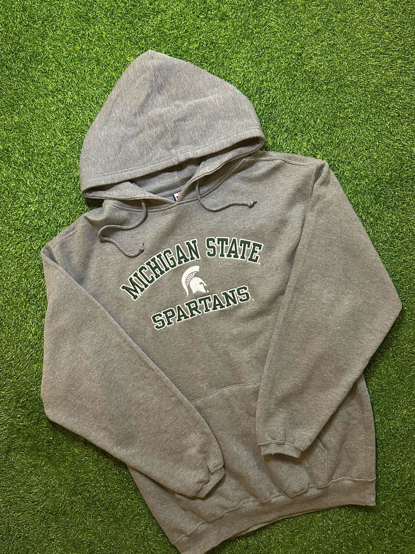 Y2K 2000s Varsity Athletic by Cadre Michigan State Spartans Hoodie. 3