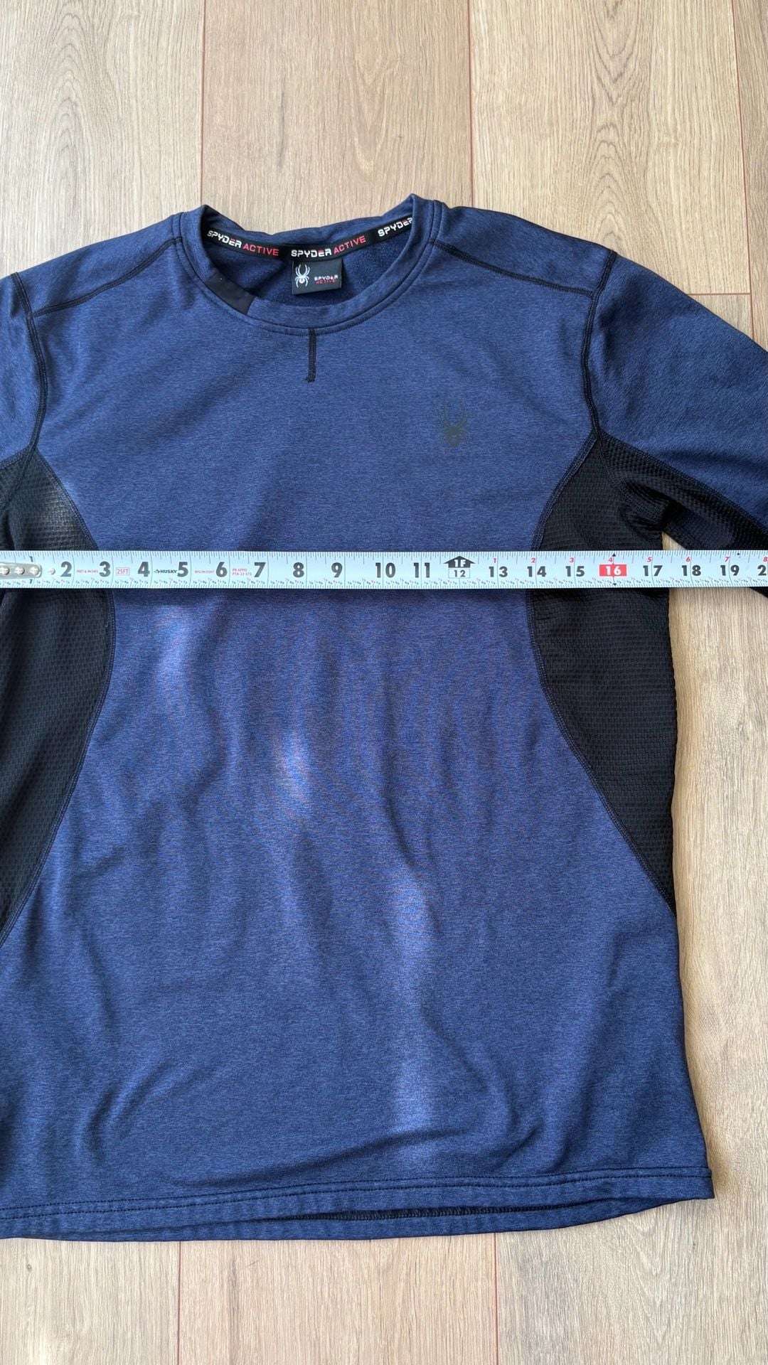 Spyder Active Long Sleeve Athletic Shirt Size Small Blue 3