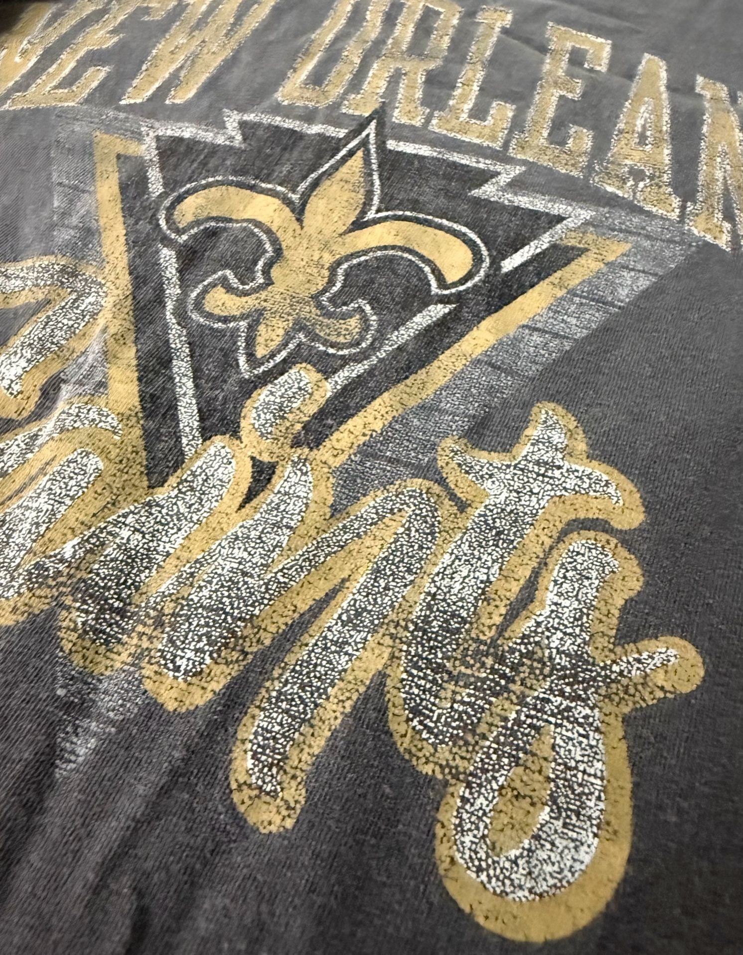 Fanatics Pro Line New Orleans Saints T-Shirt Size S Gray 7