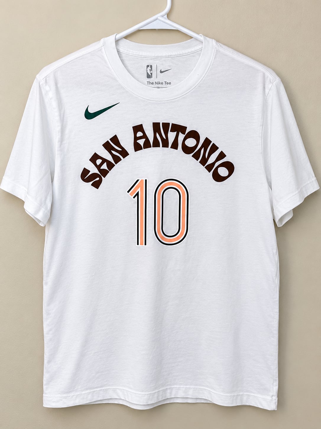 Nike San Antonio Spurs Jeremy Sochan #10 NBA White T-Shirt Men’s 2