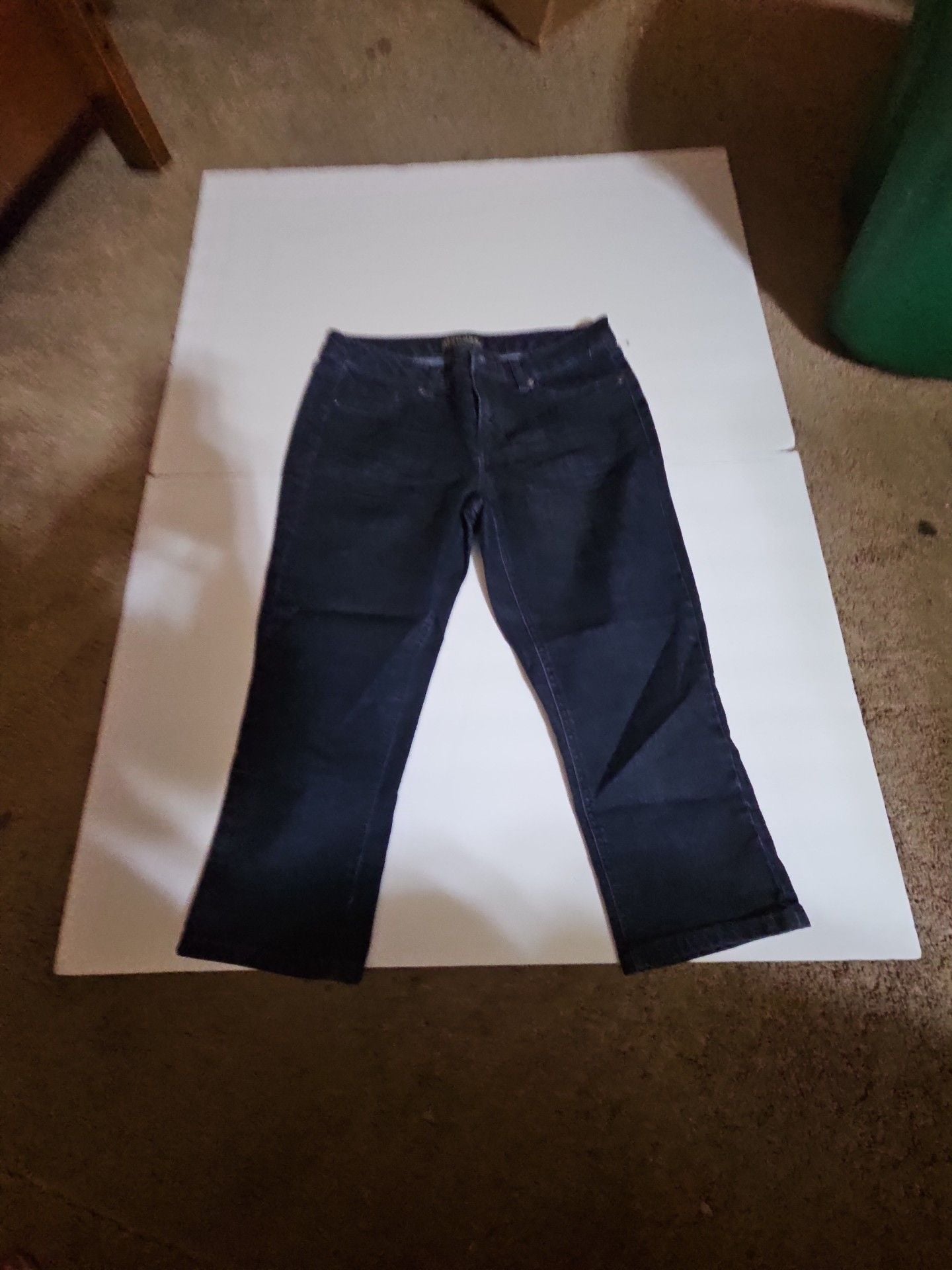 d.jeans Bootcut Jeans Size 6 Dark Wash Embellished Pockets 2