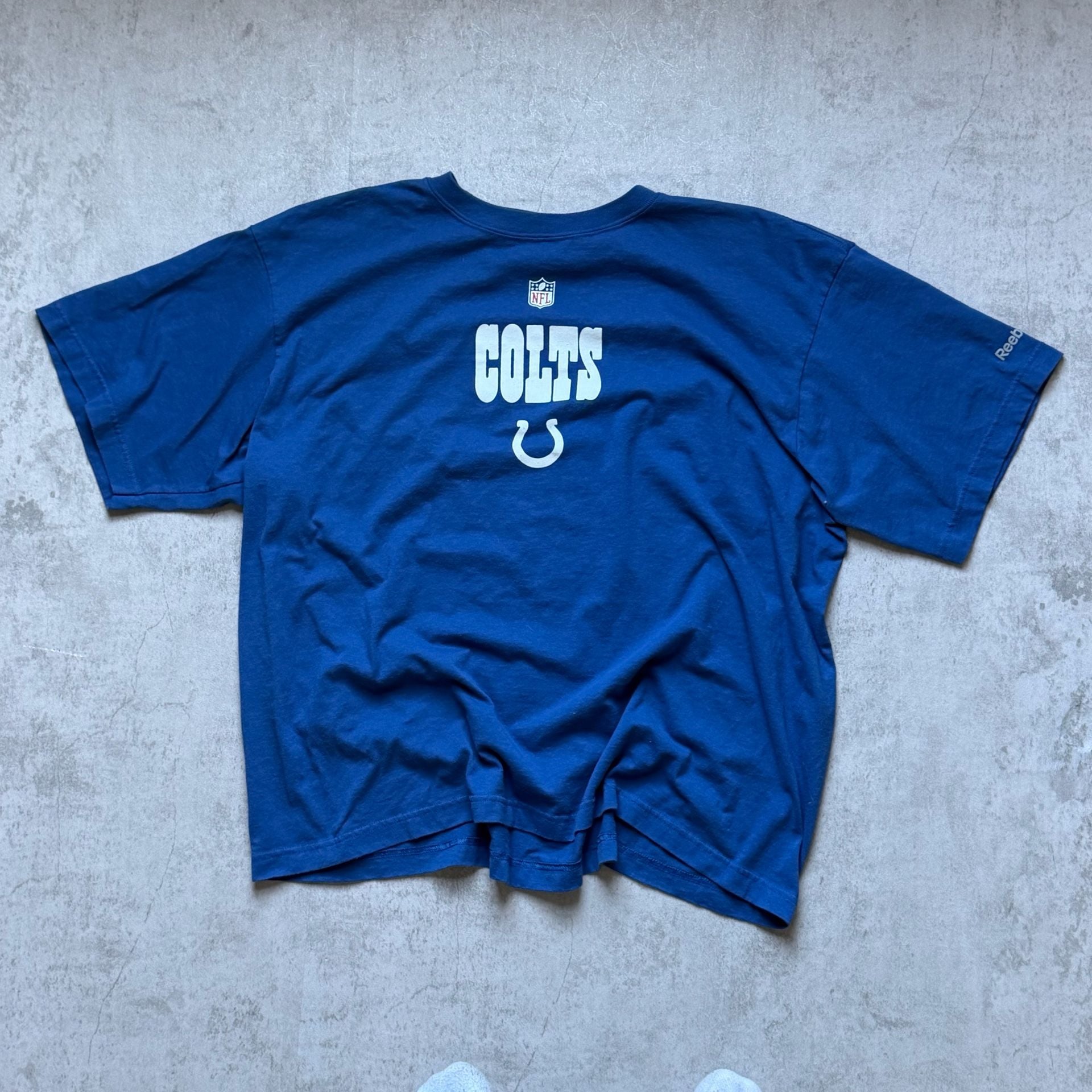 Reebok NFL Indianapolis Colts T-Shirt Size XL Blue Graphic Tee 2