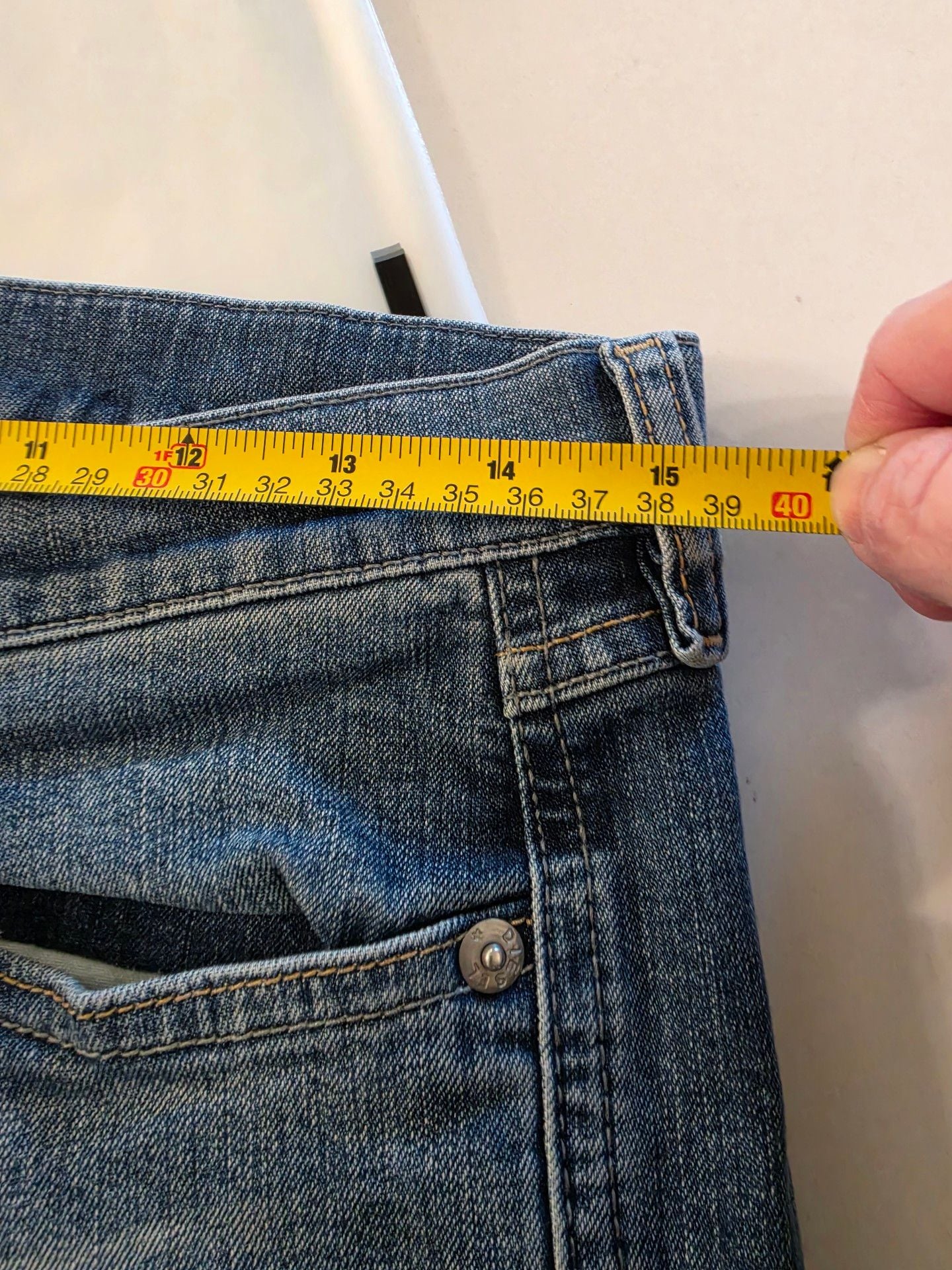 Diesel Bootcut Jeans Size 28 Blue Wash Denim 7