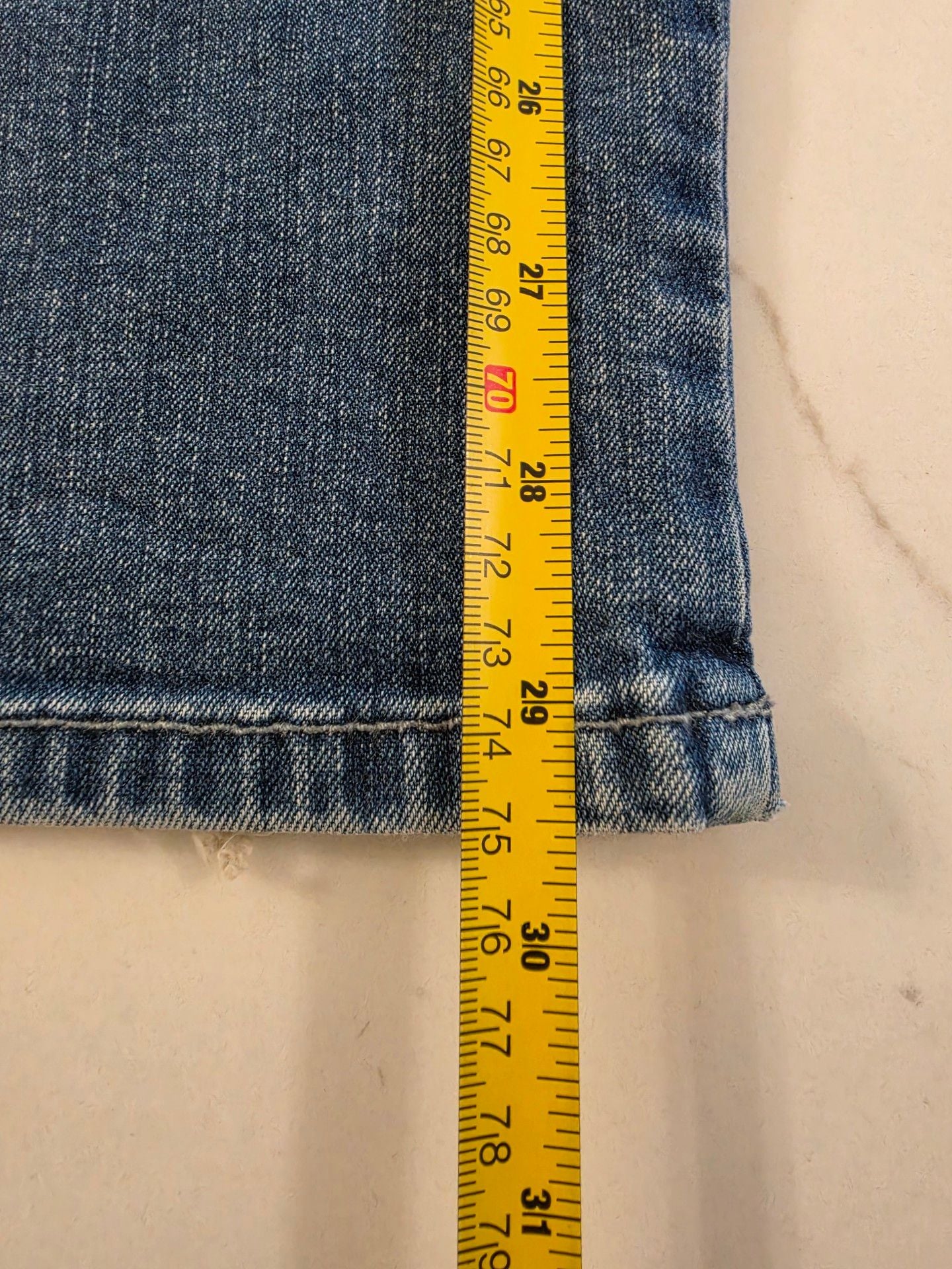 Diesel Bootcut Jeans Size 28 Blue Wash Denim 8