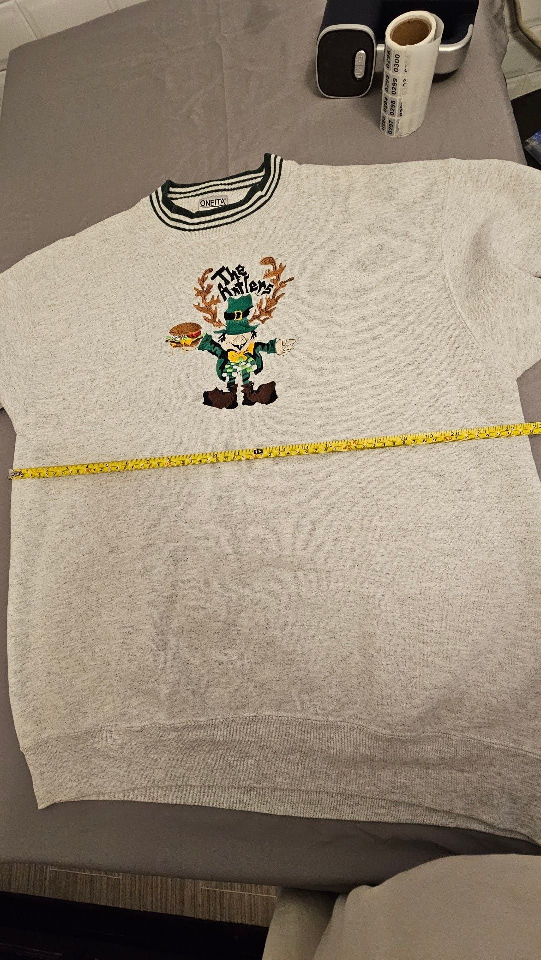 Vintage Oneita Power-Sweats The Antlers Embroidered Sweatshirt XL Made in USA 8
