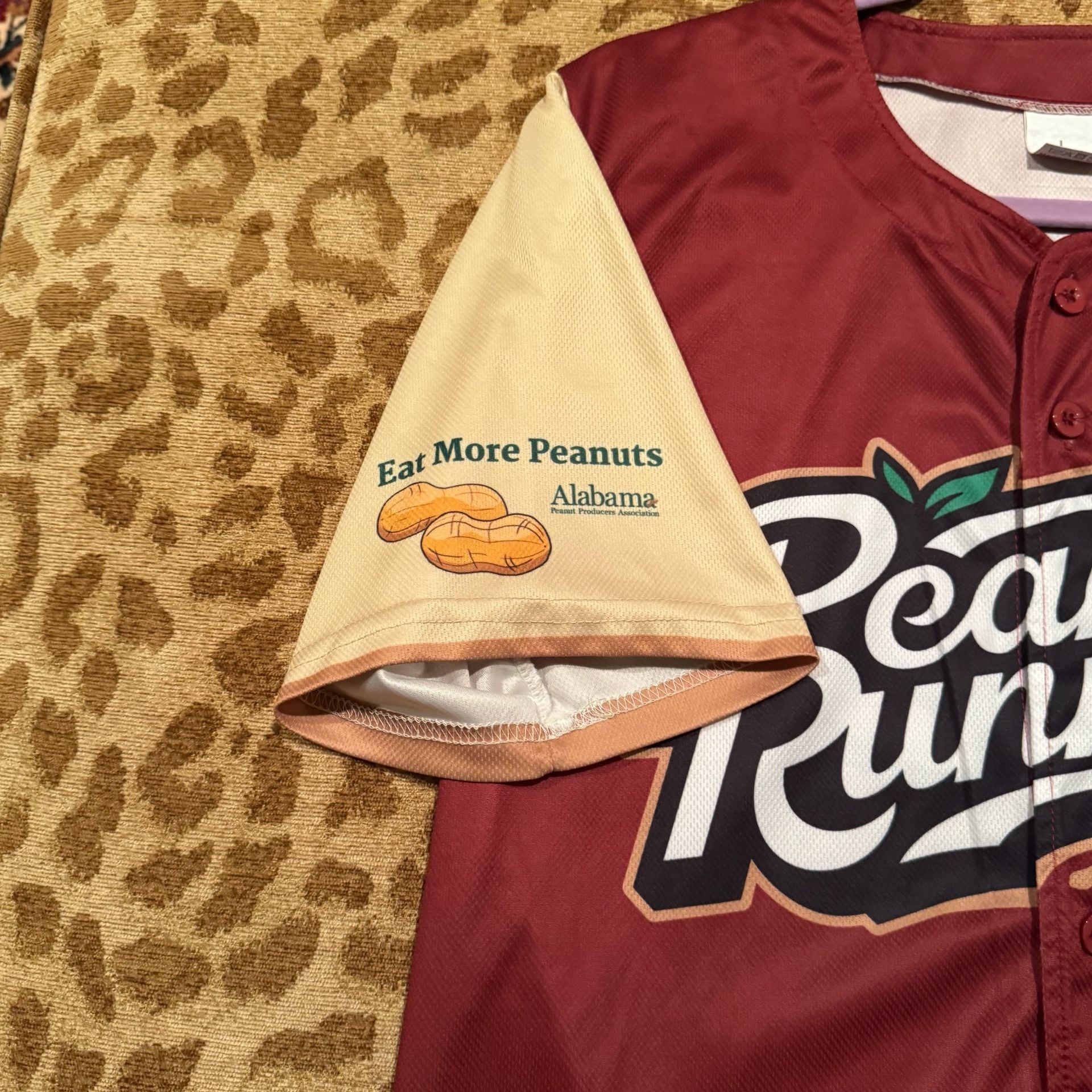 Alabama Peanut Runners Jersey 2025 Stadium Giveaway #25 L Montgomery Biscuits 7