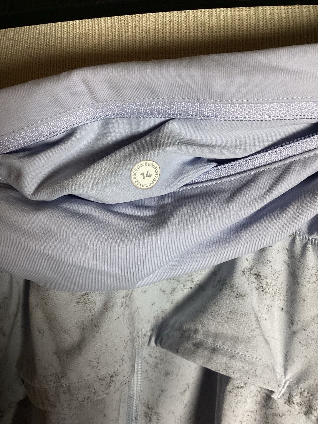 Lululemon Speed Up High-Rise Short 14 Gravel Dust Pastel Blue 5