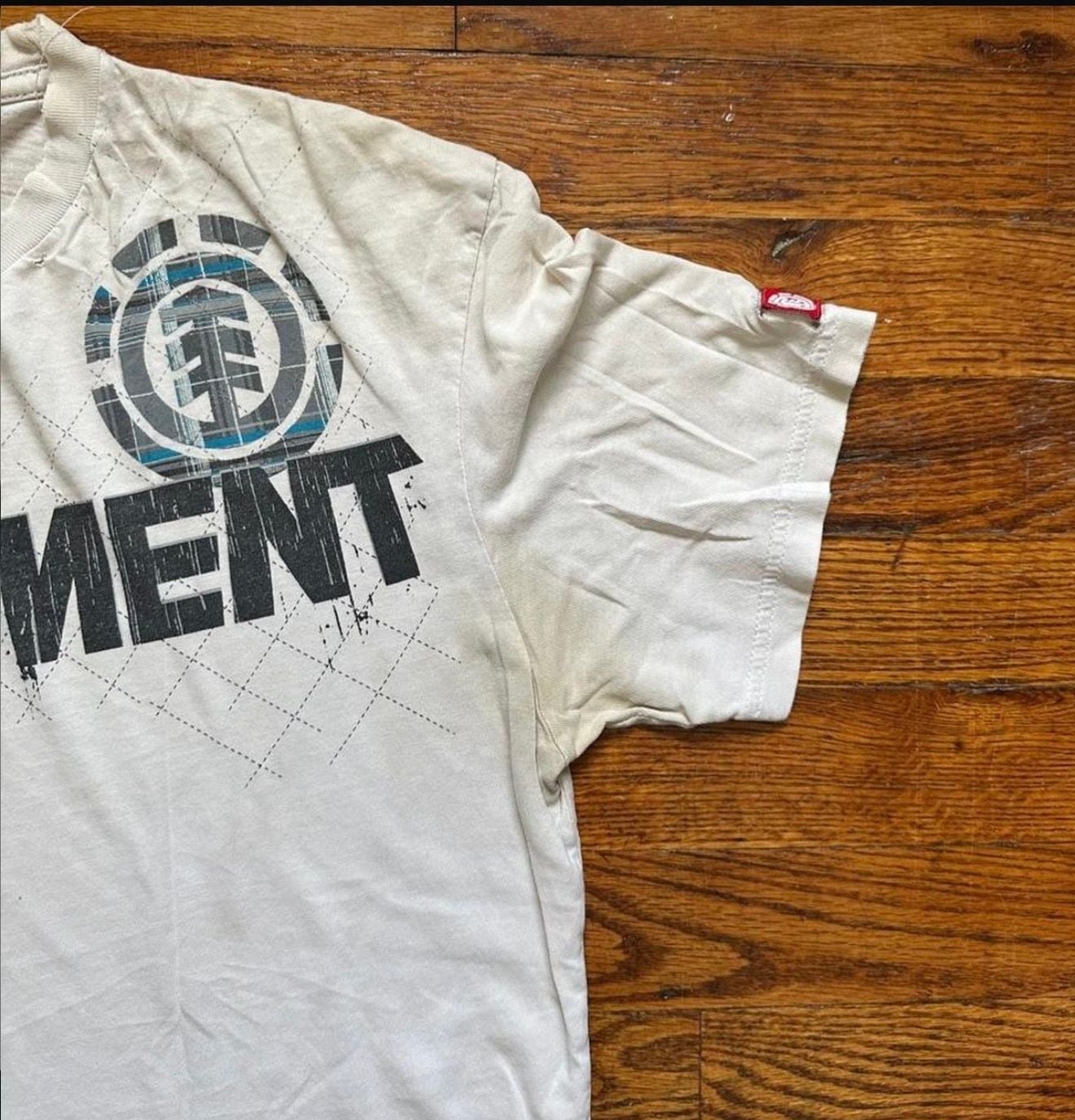 Element T-Shirt Size M White Graphic Skate Logo 7