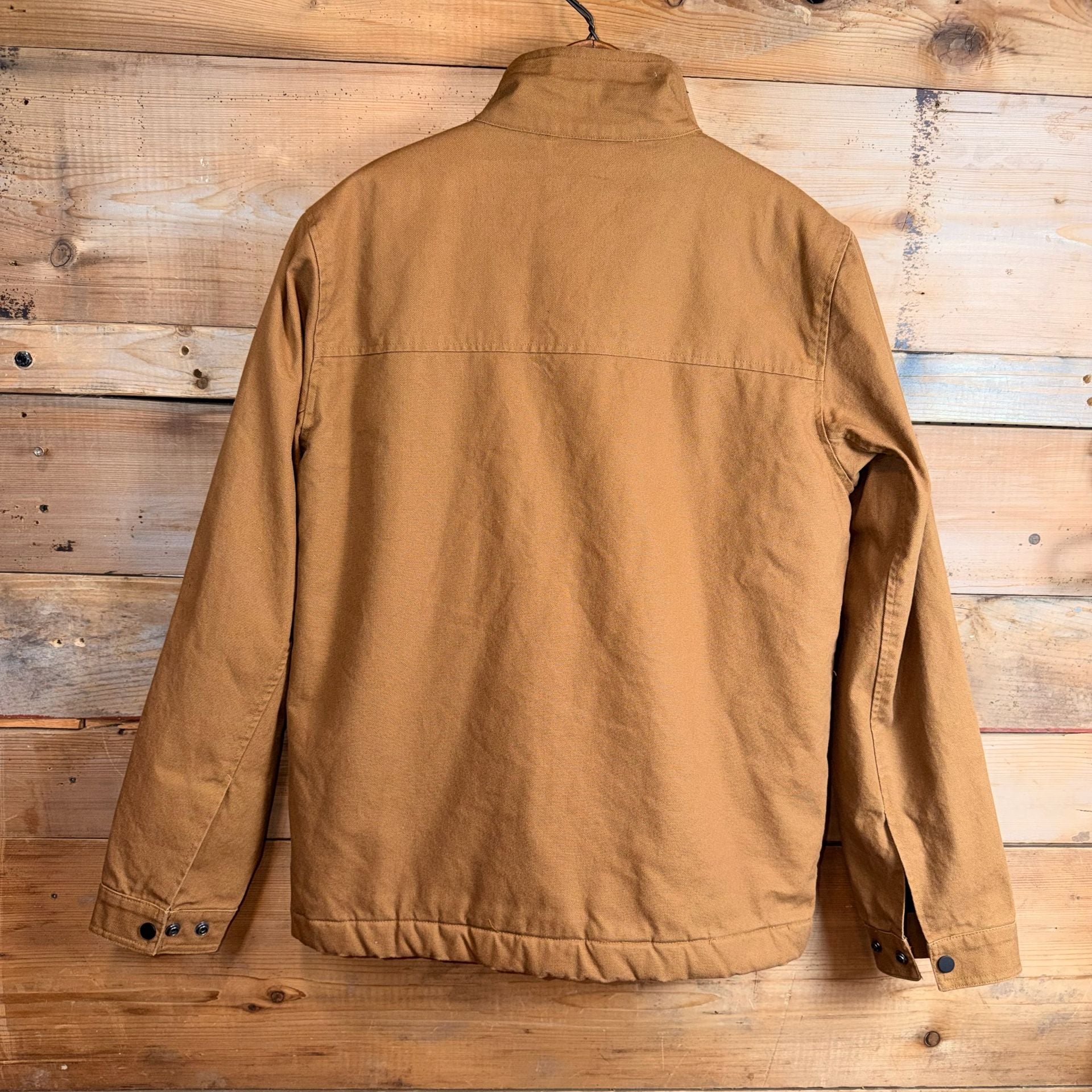 Caterpillar Sherpa Lined Jacket Size M Brown Cotton Workwear 3