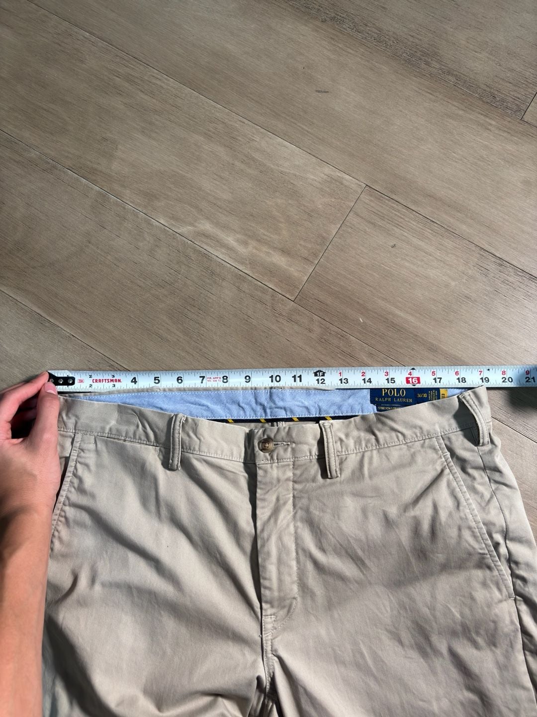 Polo Ralph Lauren Stretch Straight Fit Chinos Size 36/30 Tan 8
