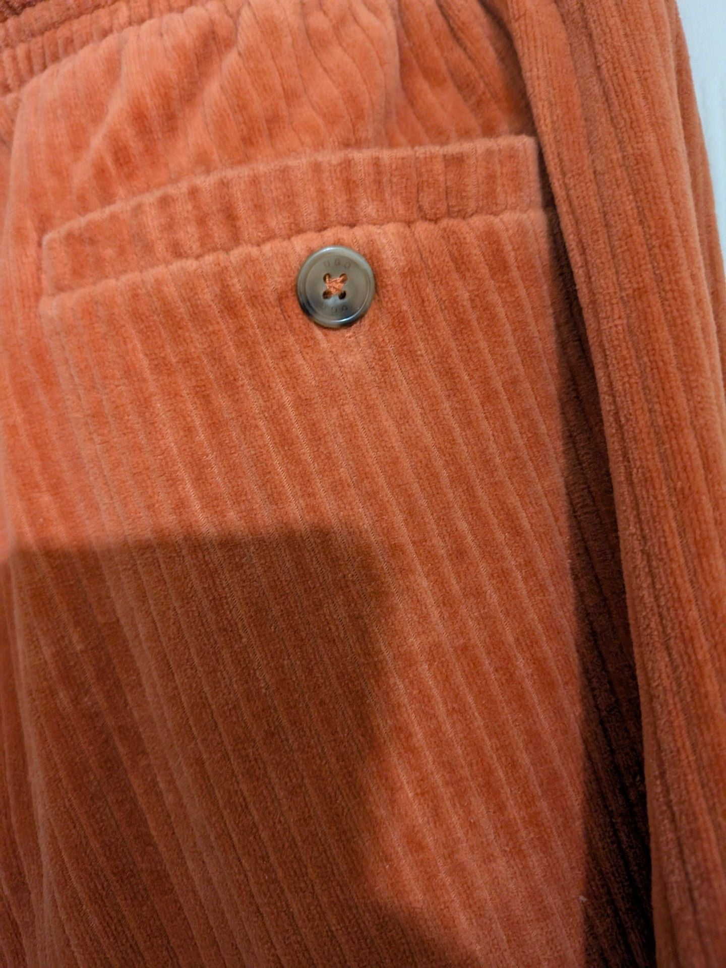 UGG Corduroy Jogger Pants Size L Orange 6