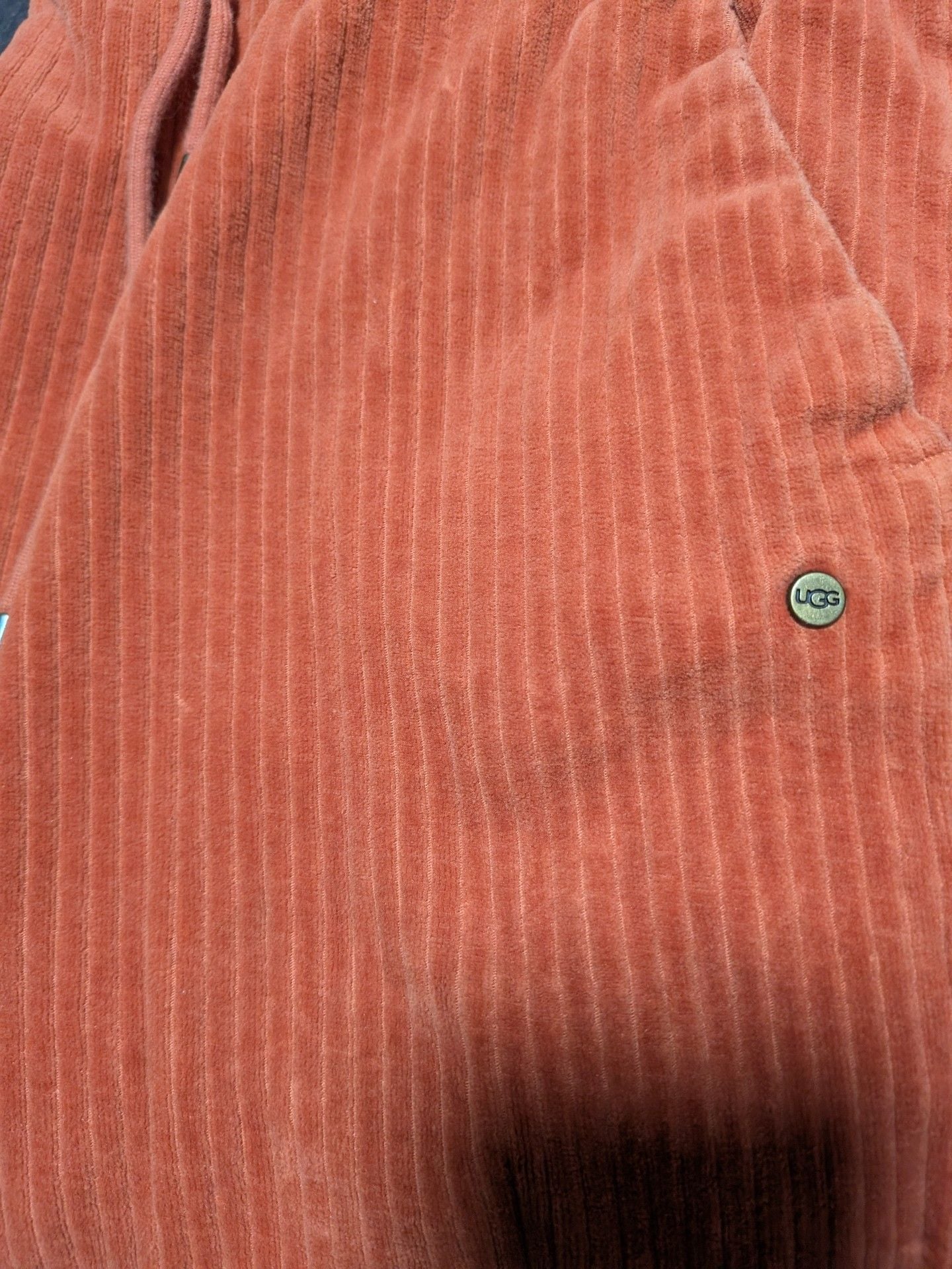 UGG Corduroy Jogger Pants Size L Orange 8