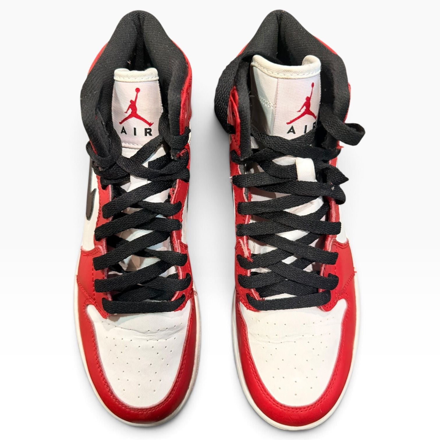 Air Jordan 1 Mid Size 6.5 Chicago White Black Red Sneakers 3