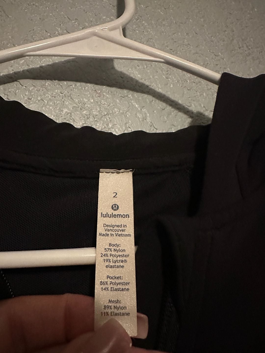 Lululemon Tied To You Jacket Black Size 6 8
