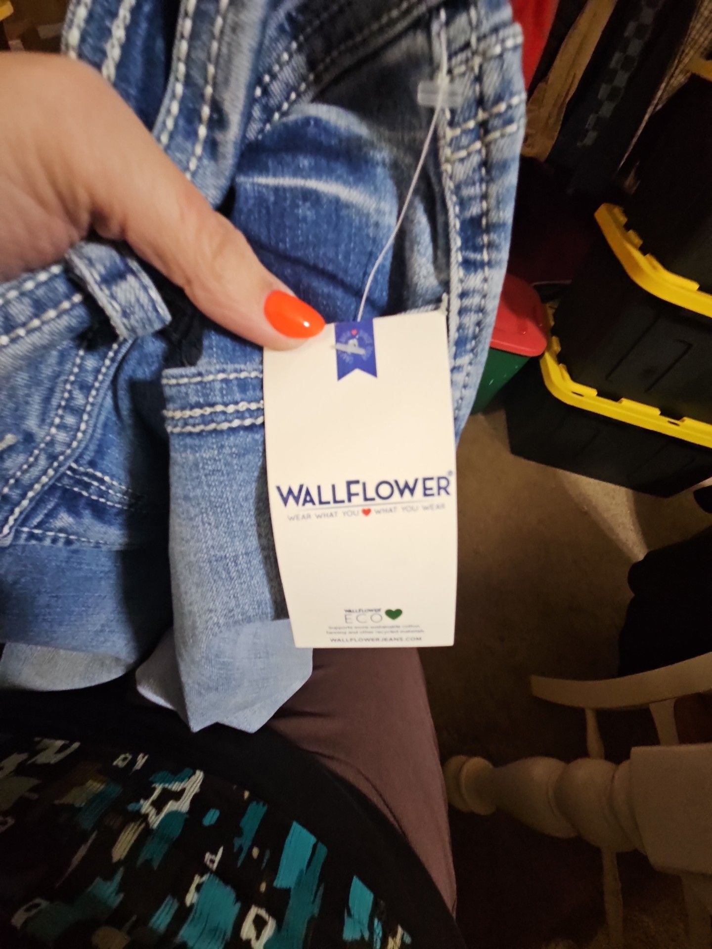 WallFlower The Luscious Curvy Fit Bootcut Jeans Size 9/29 Regular Audrey 8