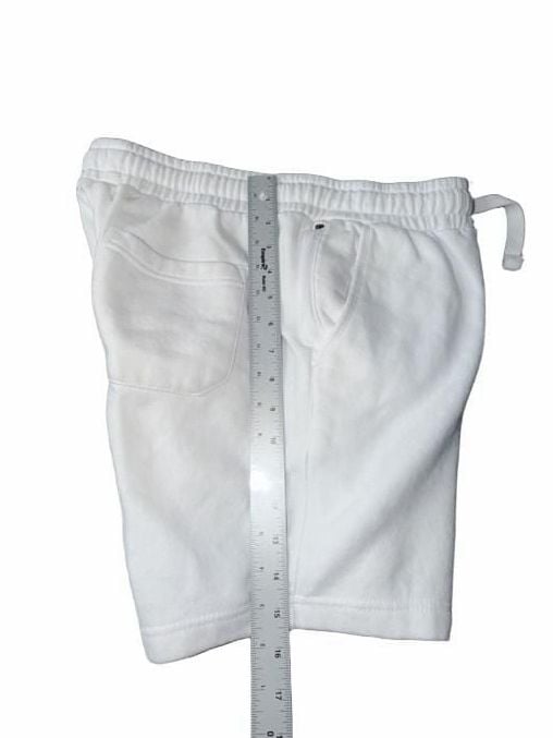 U.S. Polo Assn. Sweat Shorts Size S White Drawstring Fleece 10