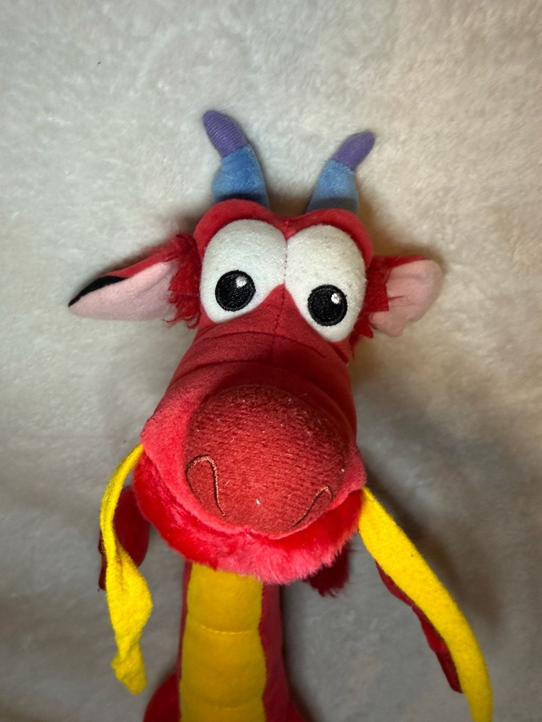 Disney Parks Mulan Mushu Dragon Plush Stuffed Animal 6