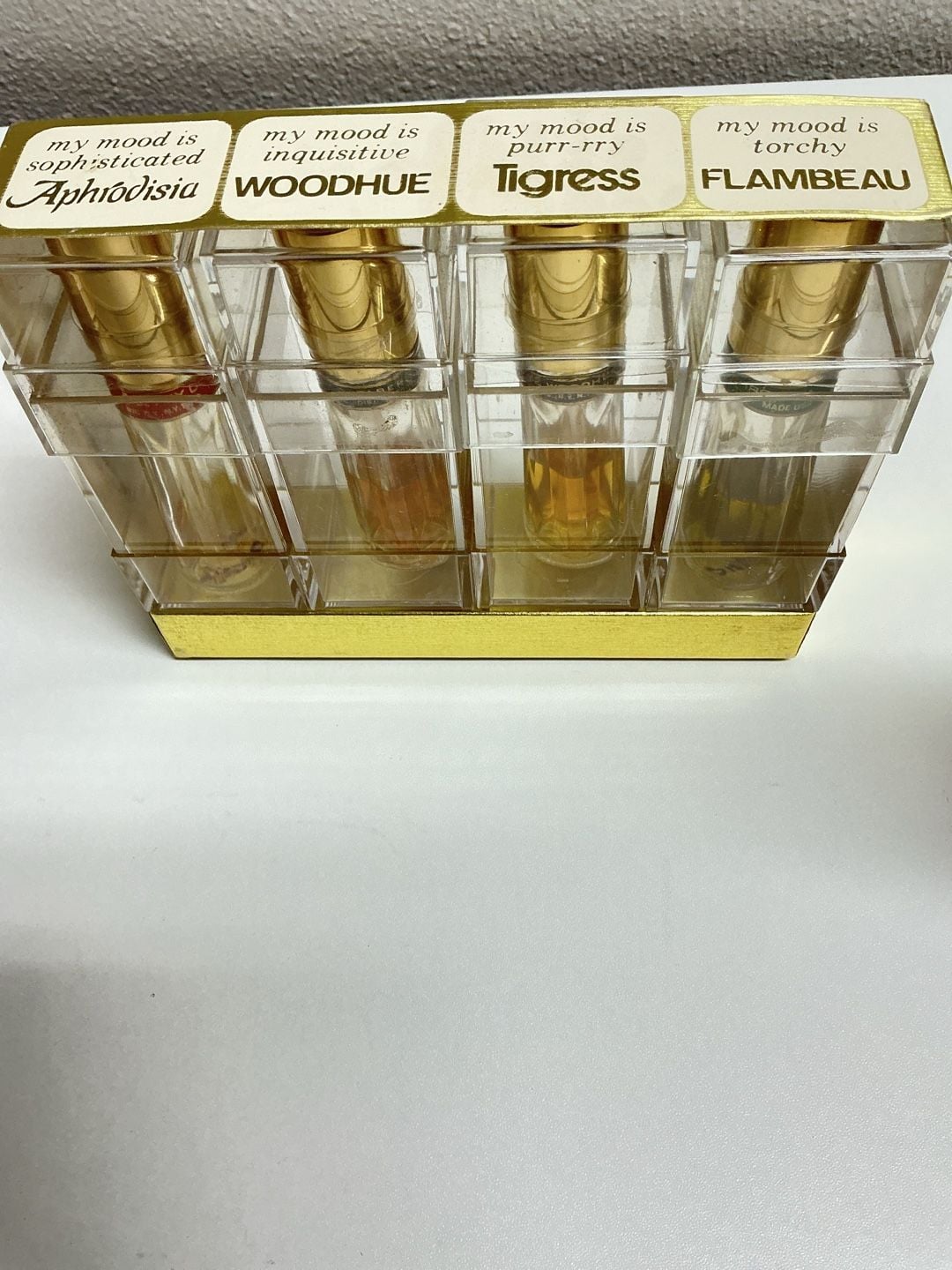 Faberge Spray Cologne Foursome 4x 1/2 Oz Vintage Perfume Set 1