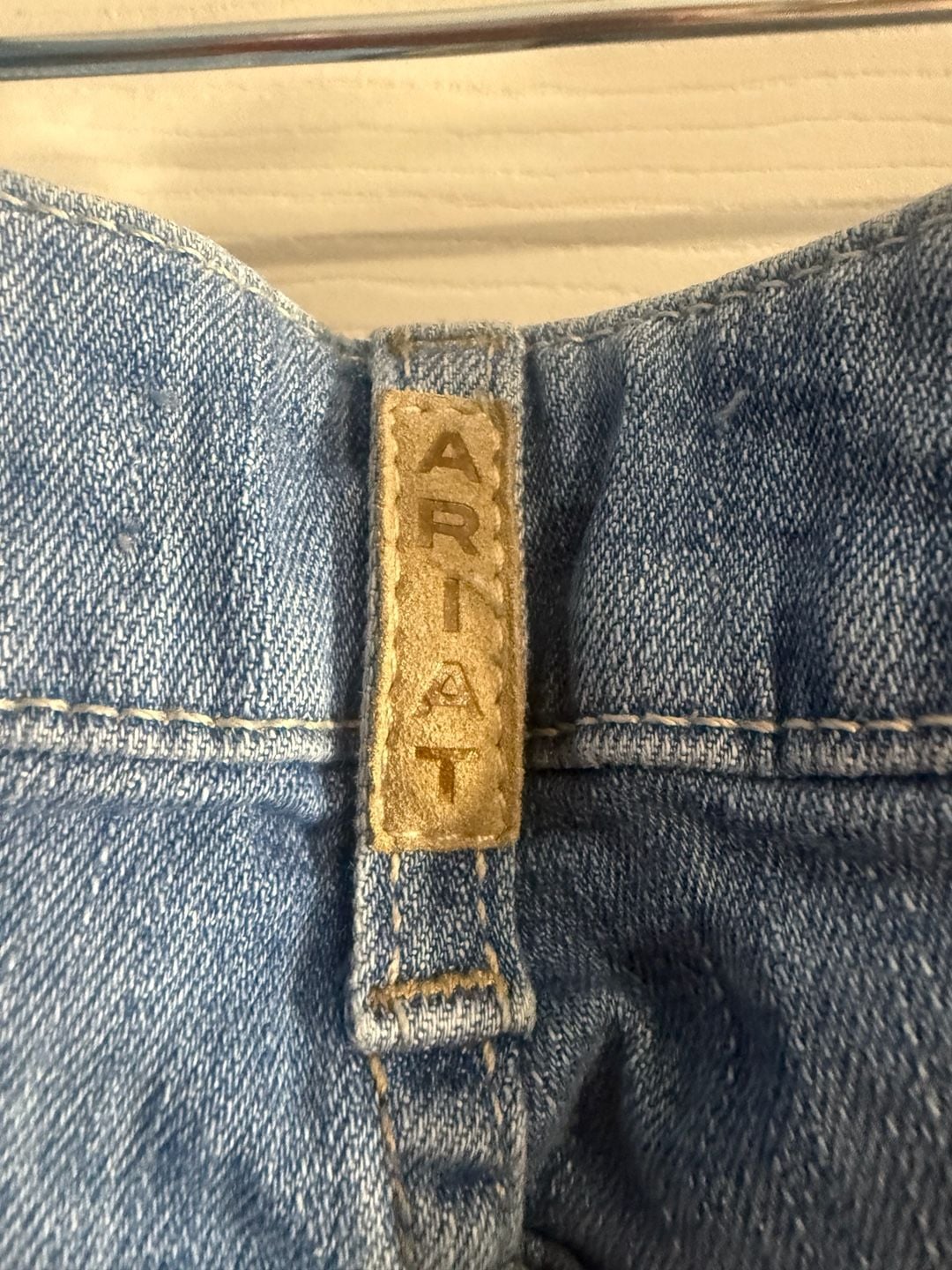 Ariat R.E.A.L. Denim Flare Jeans Size 28x32 Light Wash Bootcut 6