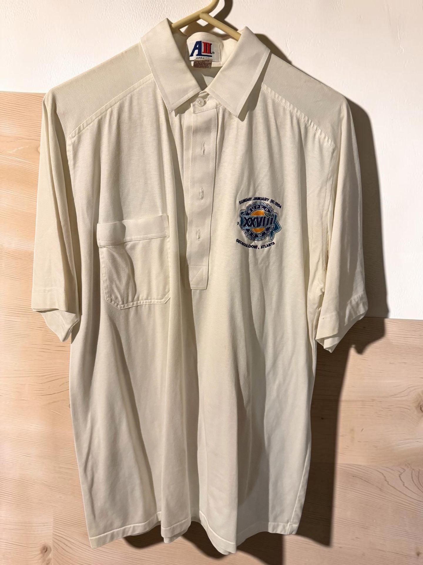 All Apparel Super Bowl XXVIII Polo Size M Vintage 1994 2