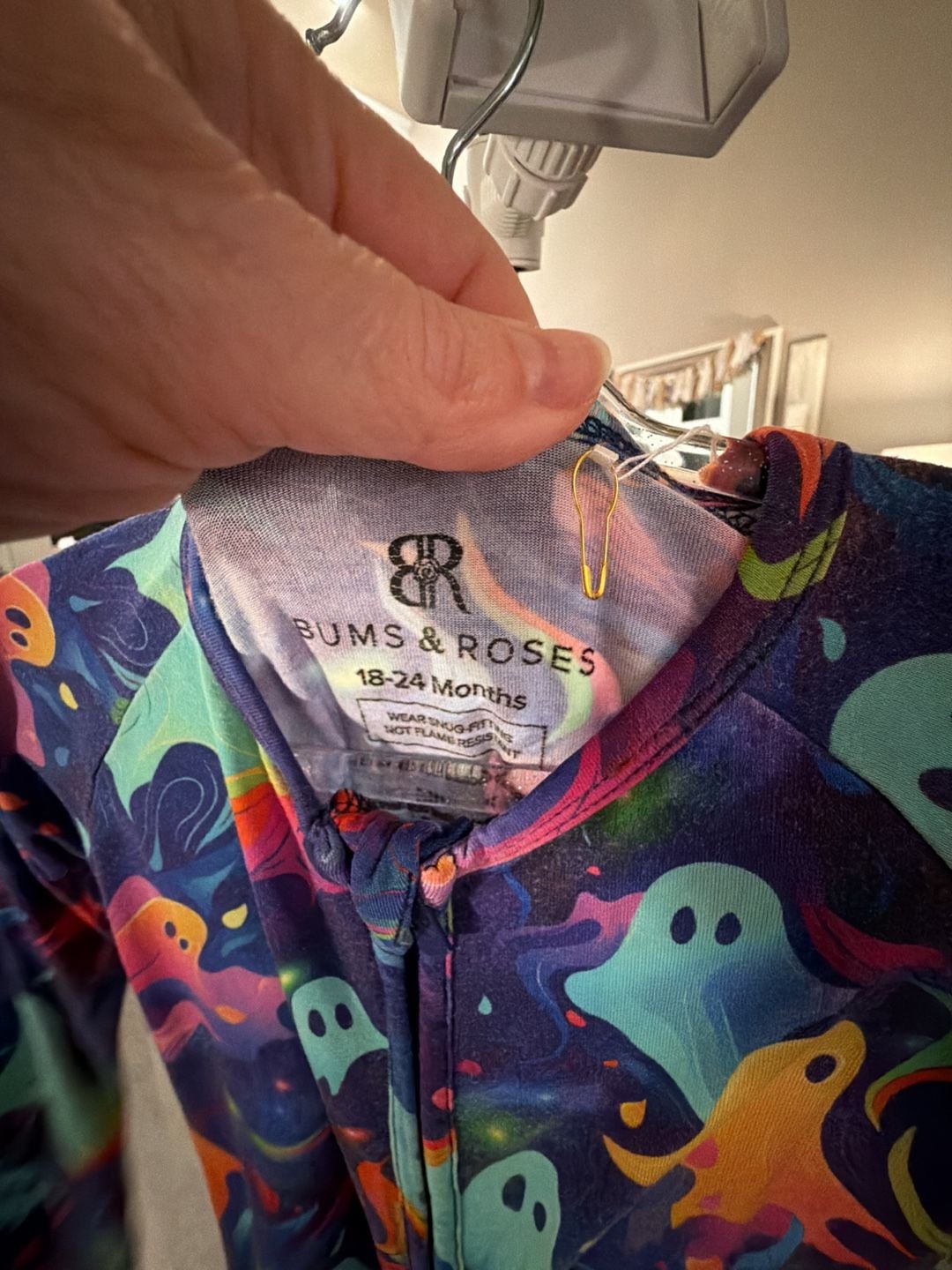 Bums & Roses Drop It Like Its Haunt Romper 18-24 Months Halloween Ghosts 3