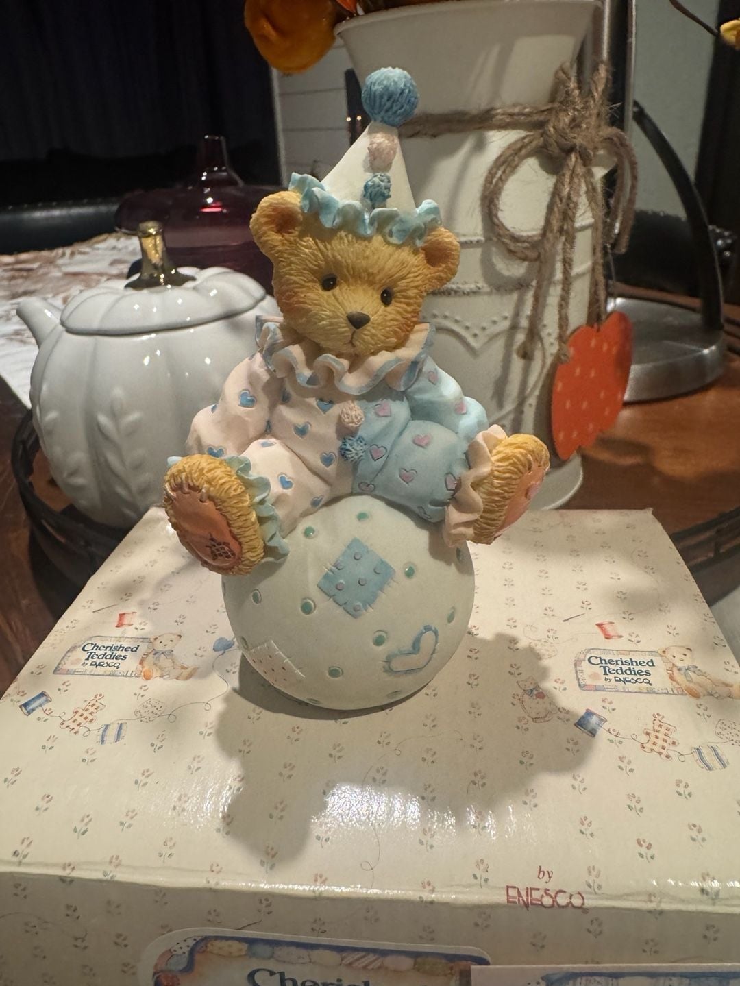 Cherished Teddies Wally You Are The Tops With Me Clown Figurine #103934 2