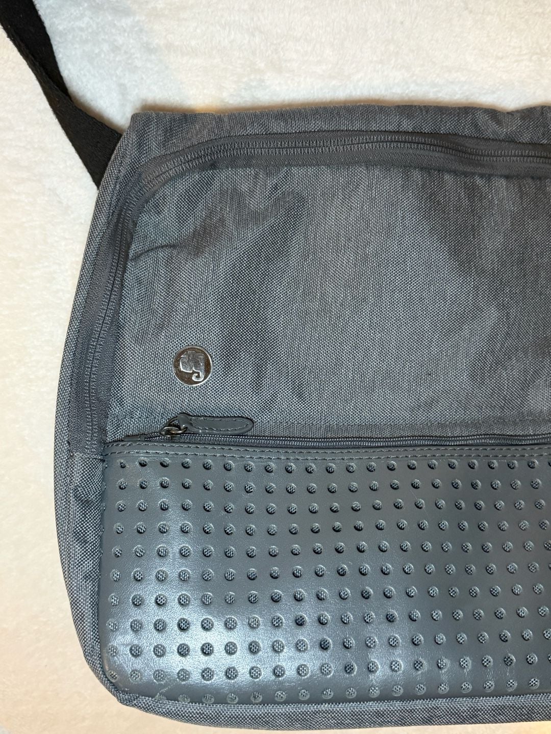 Evernote Triangle Commuter Bag Messenger Bag Gray 3