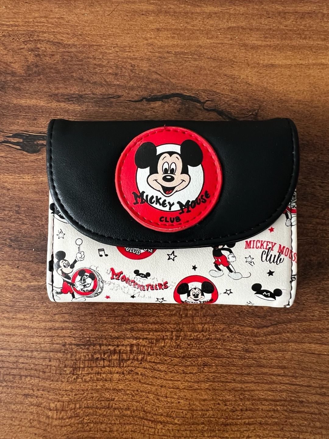Her Universe Disney 100 Mickey Mouse Club Vintage Mini Flap Wallet 1