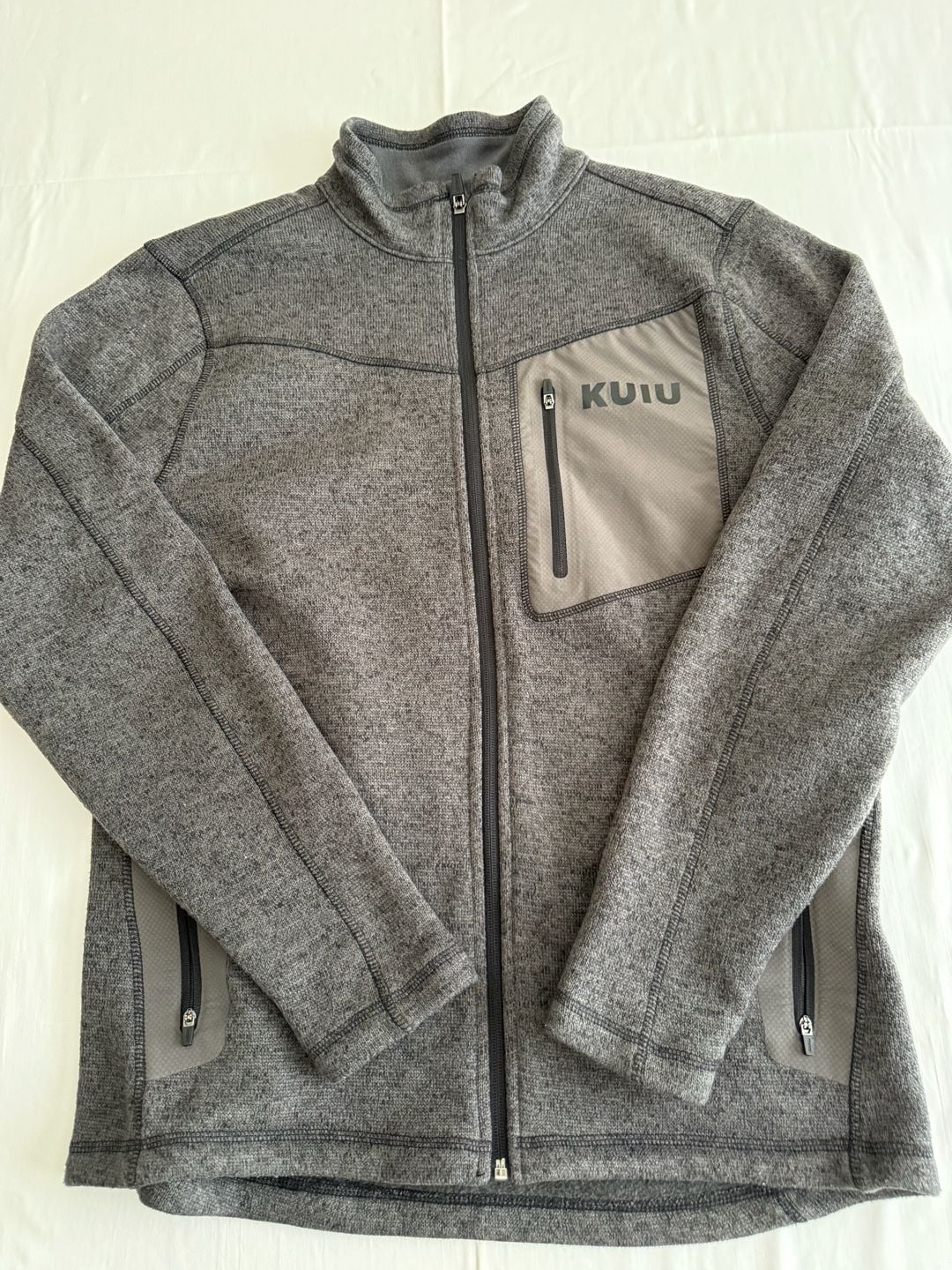 Kuiu Base Camp Fleece Jacket Size M Gray Full Zip campcore gorpcore 2