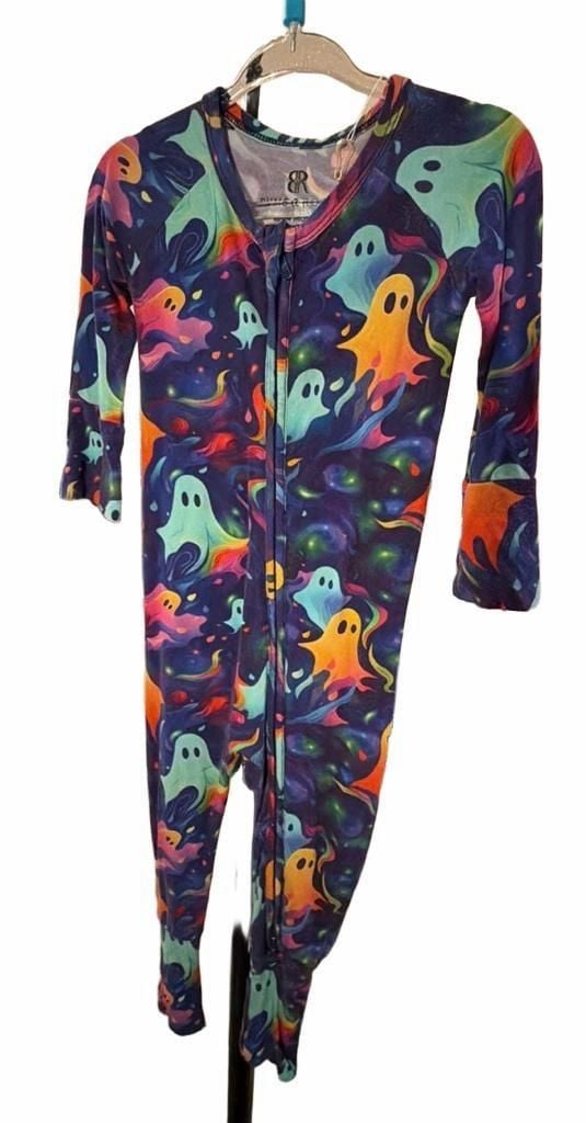 Bums & Roses Drop It Like Its Haunt Romper 18-24 Months Halloween Ghosts 2