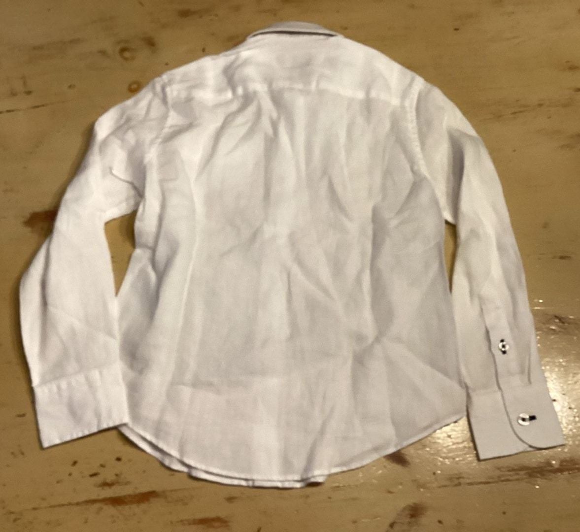 UNTUCKit Wrinkle Free Shirt Size 8 White Button Down 5