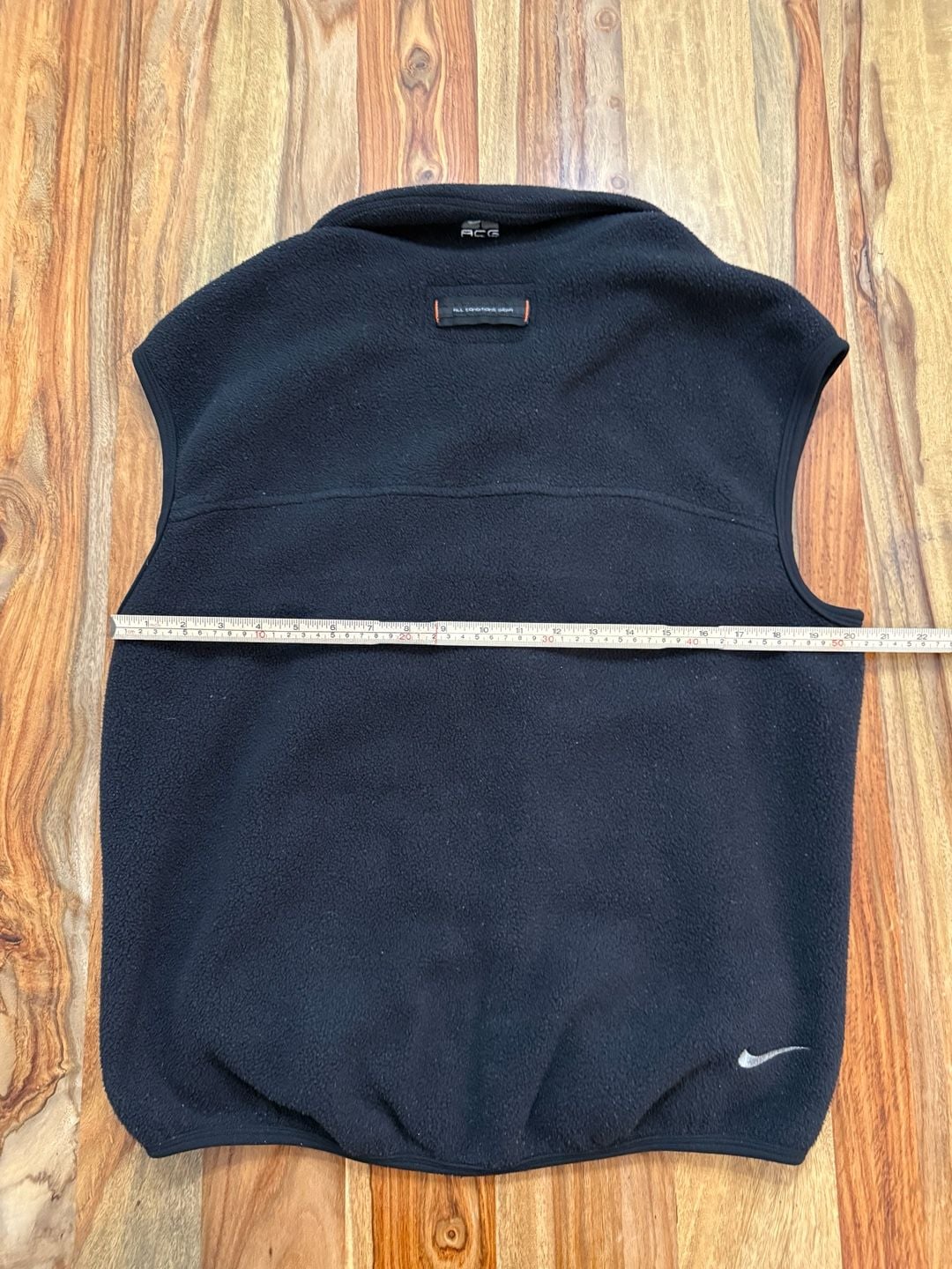 Vintage Nike ACG Thermal Layer 2 Fleece Vest Size M Black 9