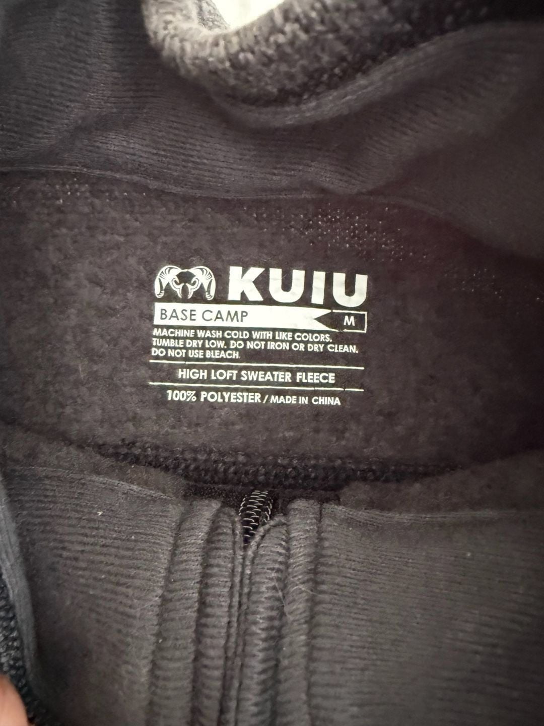 Kuiu Base Camp Fleece Jacket Size M Gray Full Zip campcore gorpcore 4