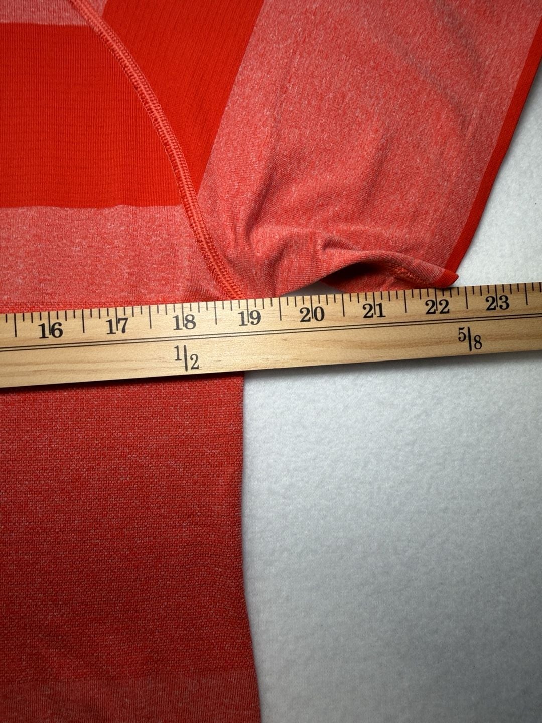 Lululemon Metal Vent Tech Short Sleeve Shirt Men’s M Red Orange Athletic Running 6