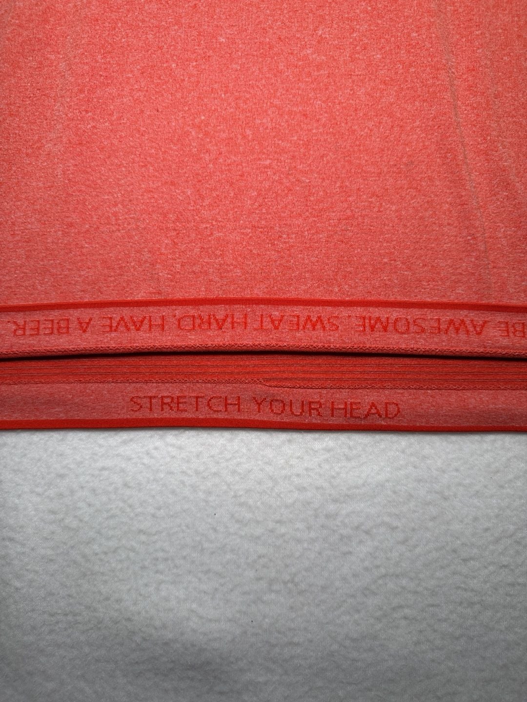 Lululemon Metal Vent Tech Short Sleeve Shirt Men’s M Red Orange Athletic Running 7