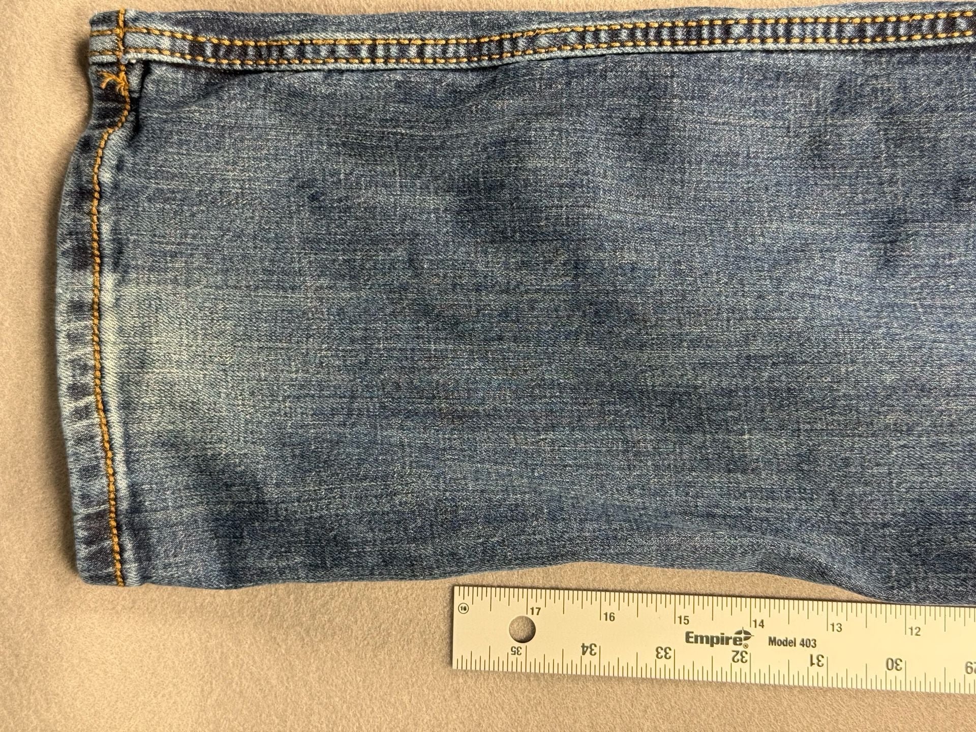 Wrangler Retro Slim Straight Jeans Size 36x32 Blue Denim 8