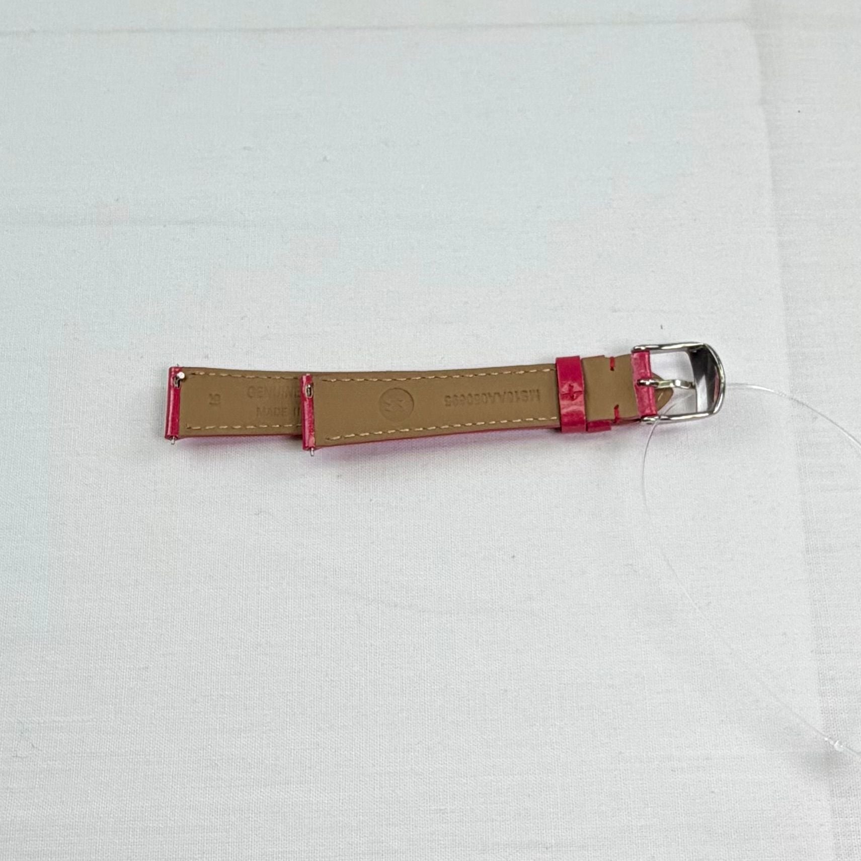 Michele Watch Strap Size 16 Pink Patent Genuine Leather New without Tags 3
