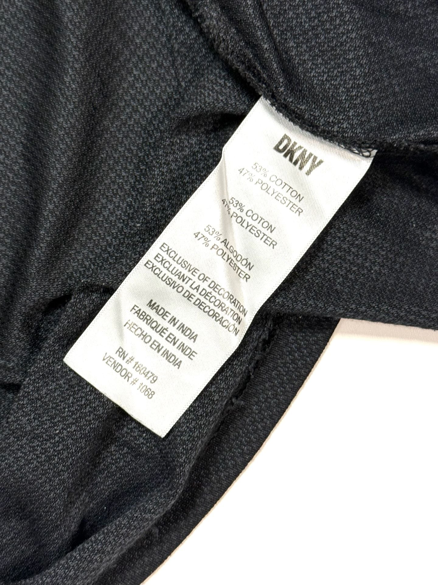 DKNY Men's Polo Shirt XXL Quiet Luxury Minimalist Athleisure Techwear Streetwear Black Quarter Zip 1/4 Zip Short Sleeve Textured Jacquard Ribbed Collar Cotton Polyester Casual Golf 2XL 10