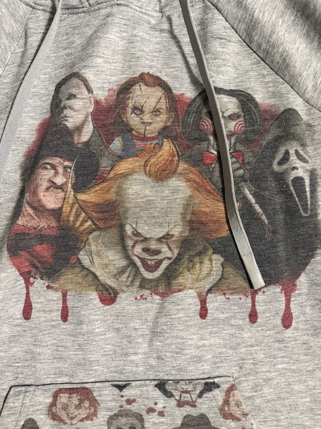 Penny wise, Freddy,Michael ,Chuckie, and more Horror Movie Characters Hoodie 3