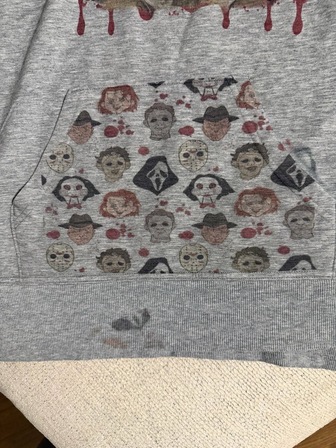 Penny wise, Freddy,Michael ,Chuckie, and more Horror Movie Characters Hoodie 4