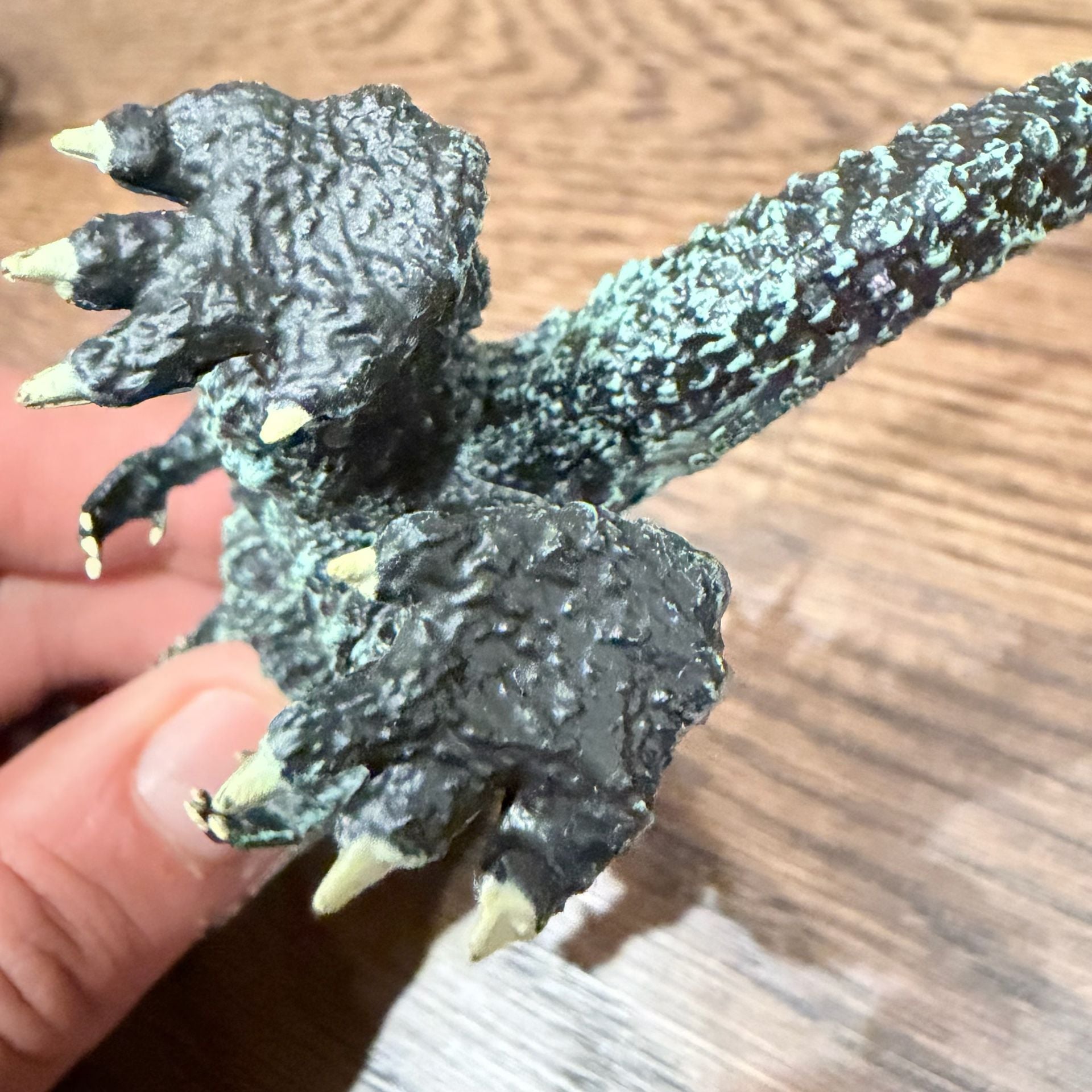 Godzilla Purple Spikes Figural Keychain Clip 5