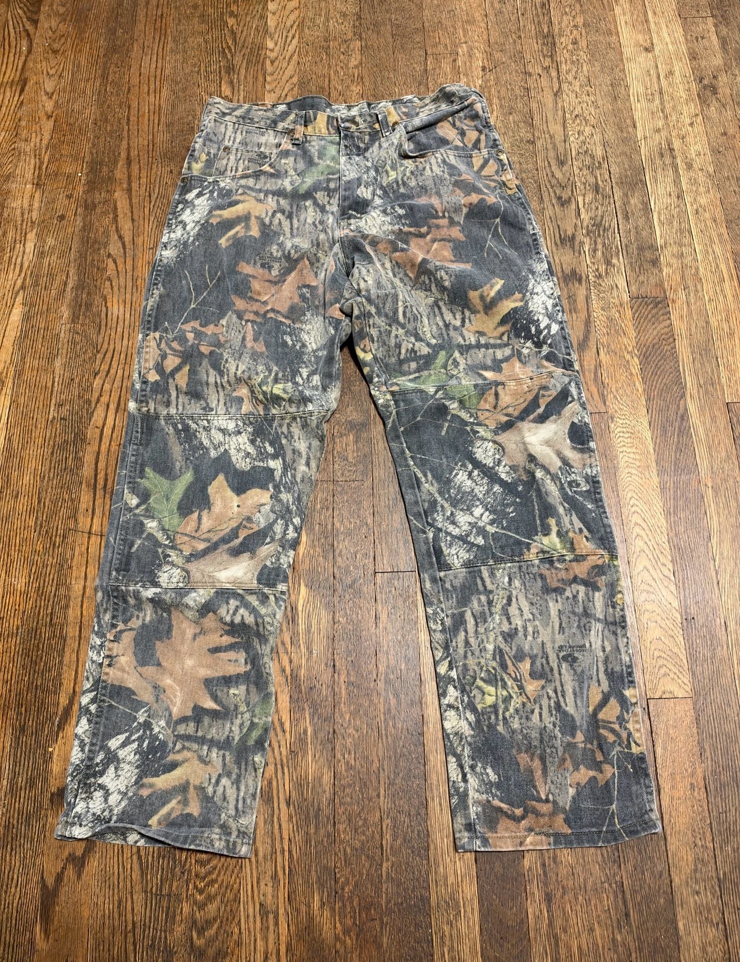 Wrangler Mossy Oak Break-Up Camo Double Knee Pants 34 x 32 2