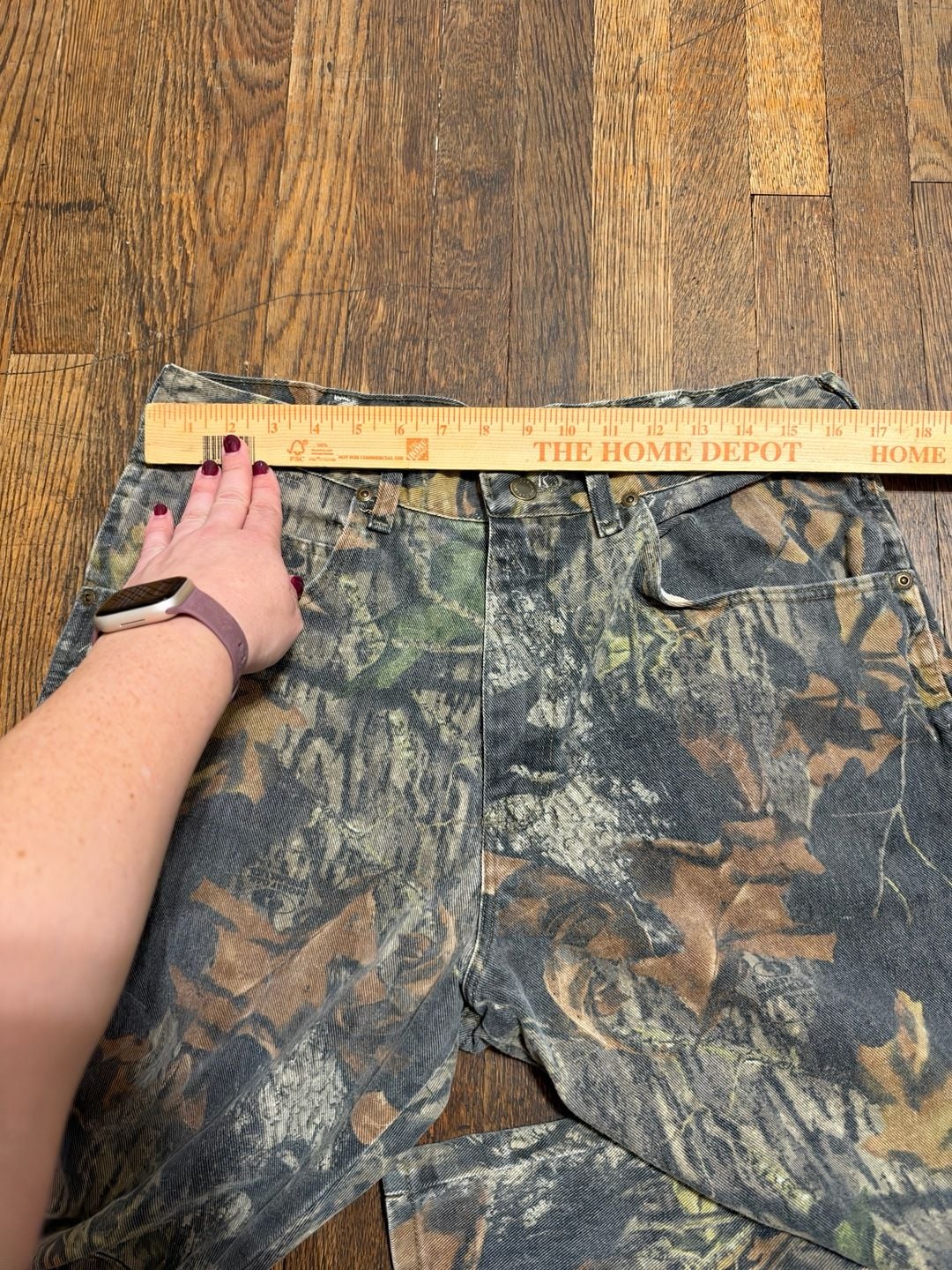 Wrangler Mossy Oak Break-Up Camo Double Knee Pants 34 x 32 3