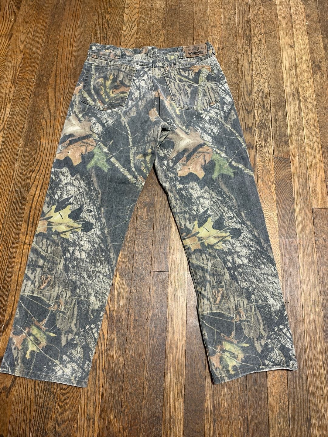 Wrangler Mossy Oak Break-Up Camo Double Knee Pants 34 x 32 7