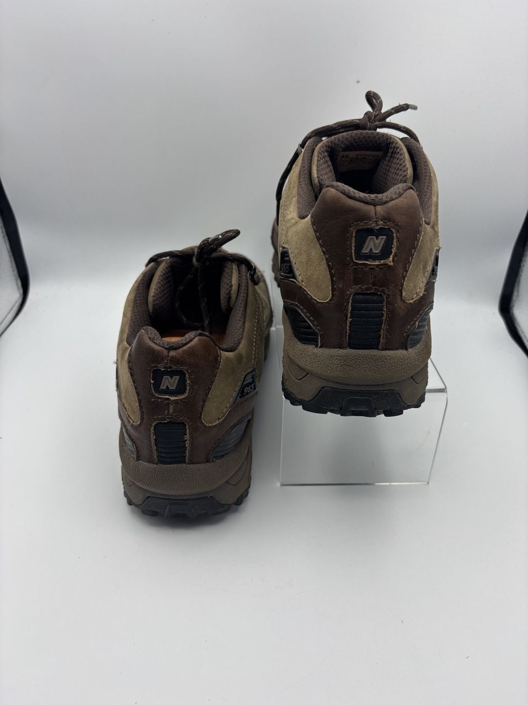 New Balance MW965BR Size 10.5 4E Brown Leather Walking Shoes 4