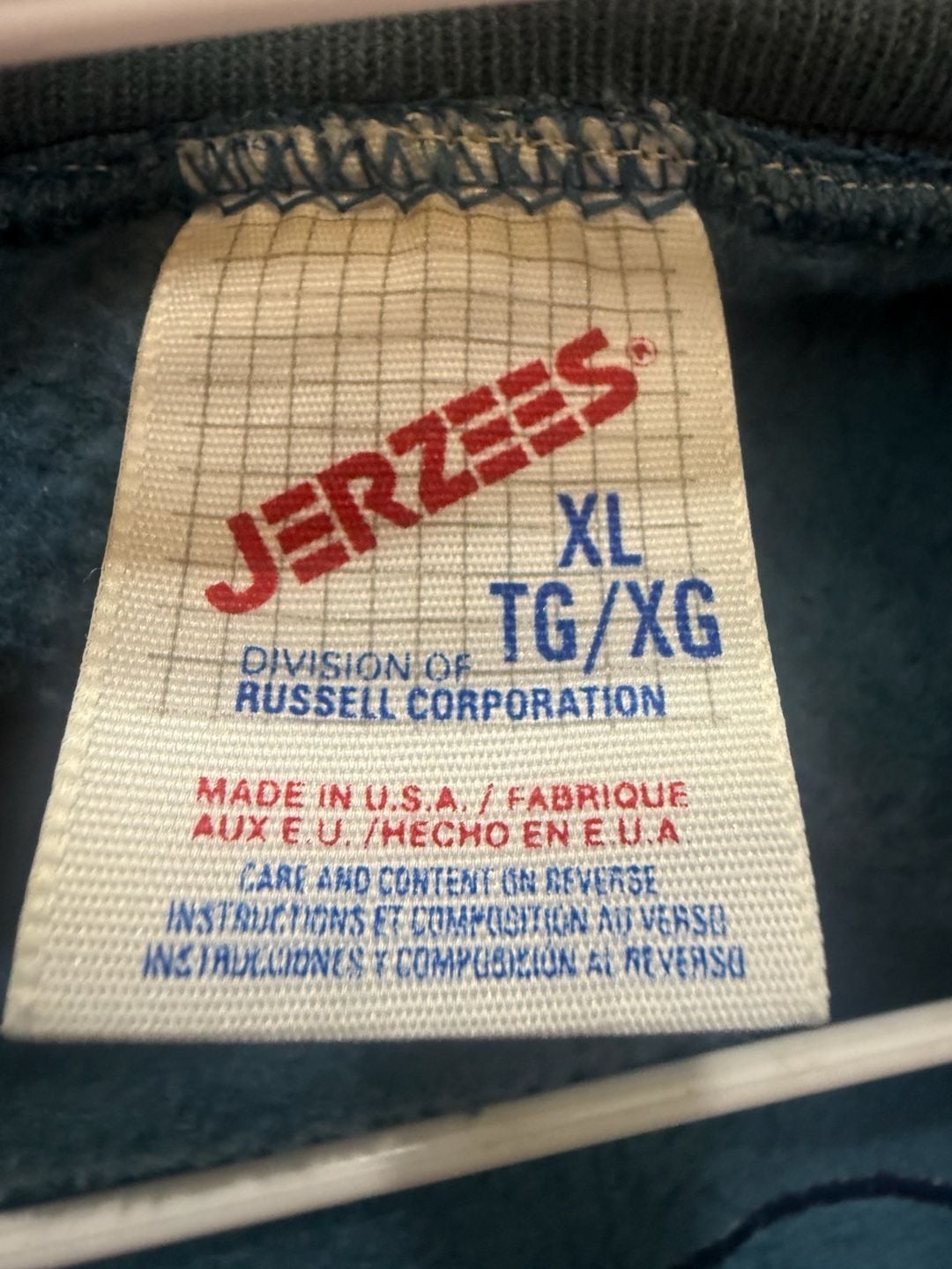 Vintage 90s Upcycled Denim Sweatshirt Jacket XL Cottagecore Wrangler Patchwork 10